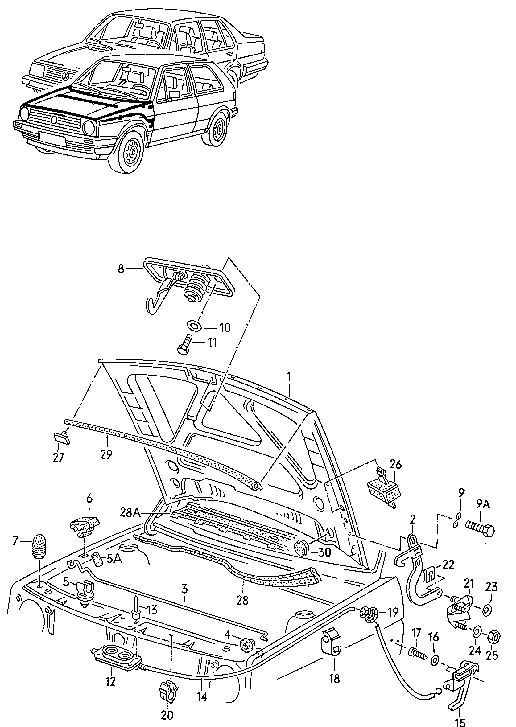 VW 191 955 985 A - Ūdens sprausla, Stiklu tīrīšanas sistēma onlydrive.pro