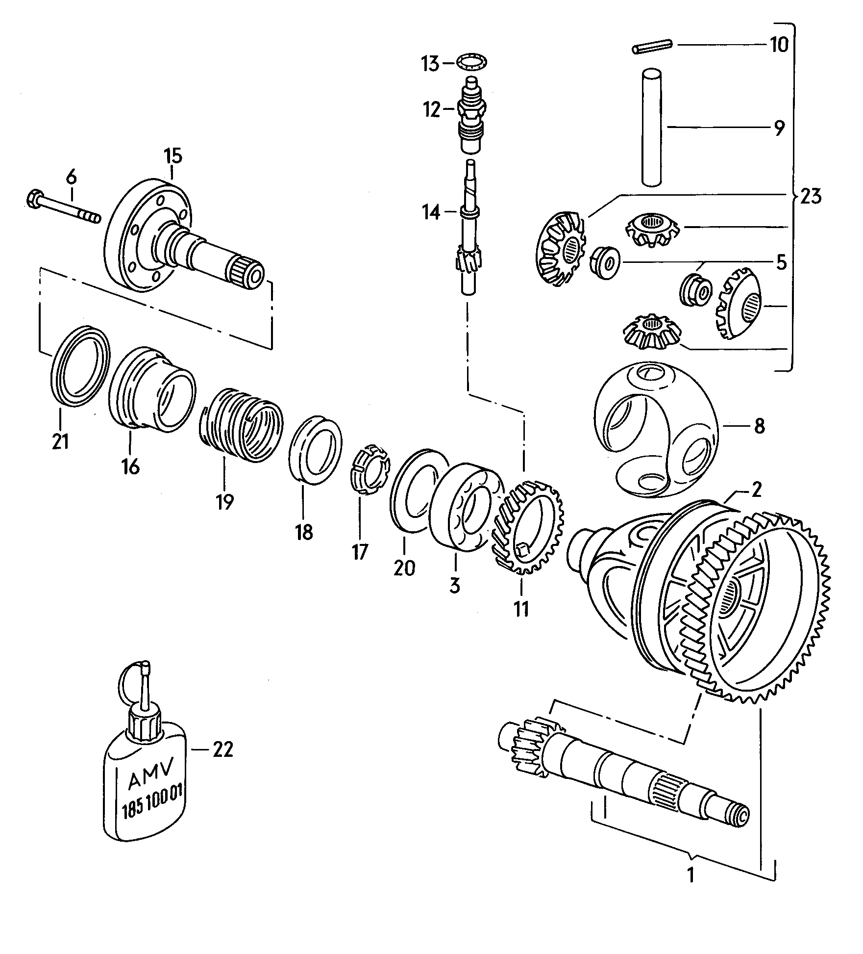 Seat 084 409 189 C - Shaft Seal, differential onlydrive.pro