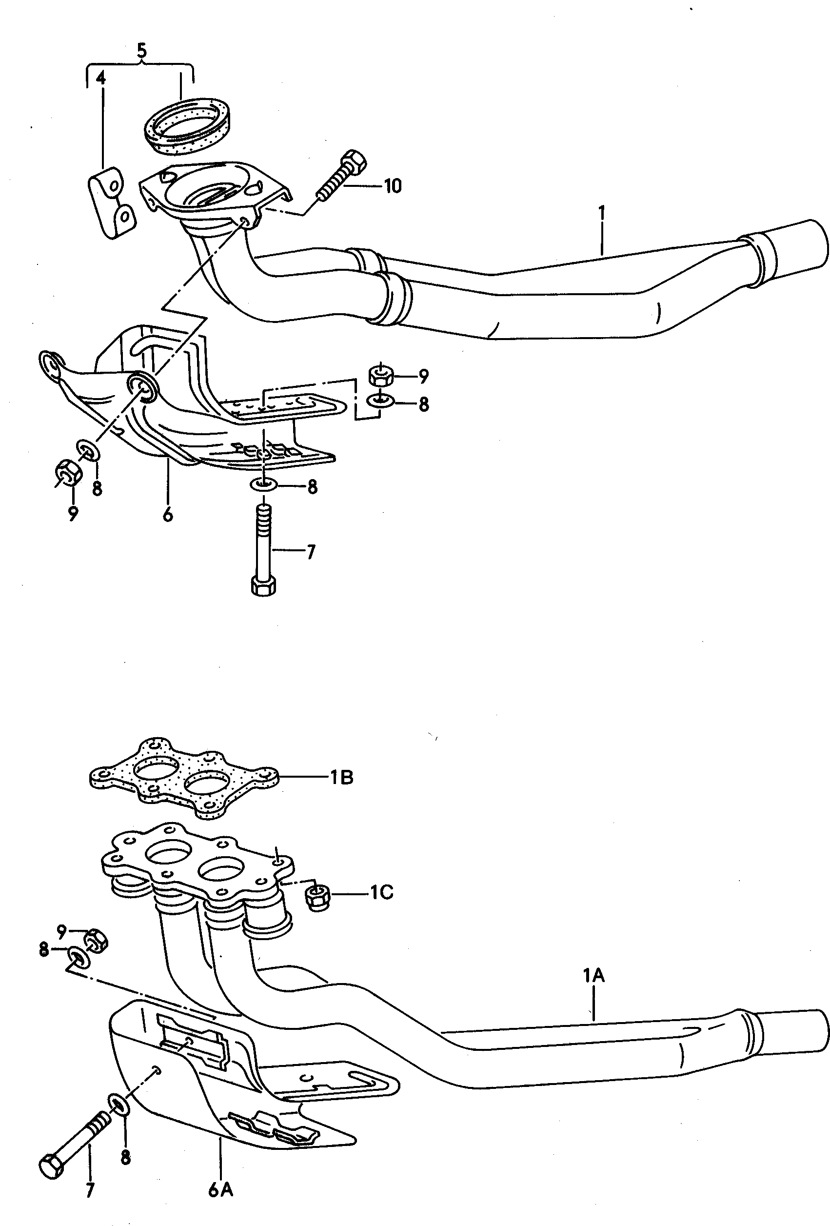 VAG 357 253 137 A - Blīvgredzens, Izplūdes caurule onlydrive.pro