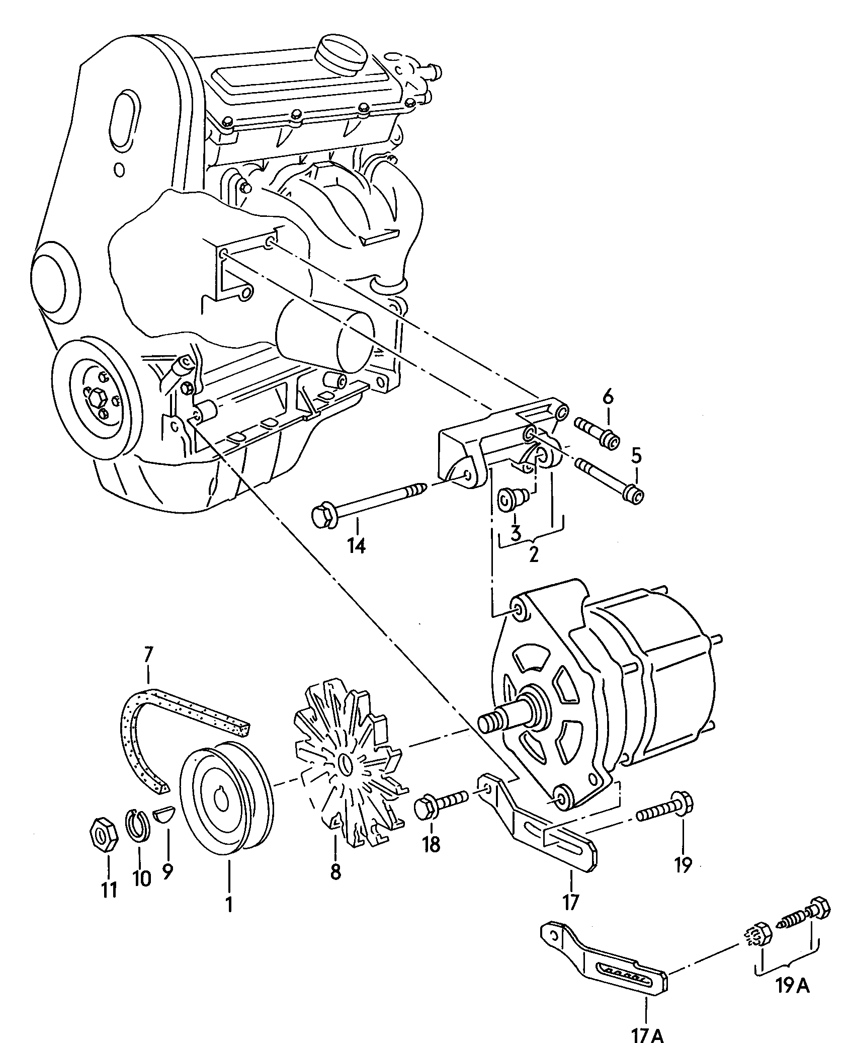 VAG 052903137F - Kiilahihna onlydrive.pro