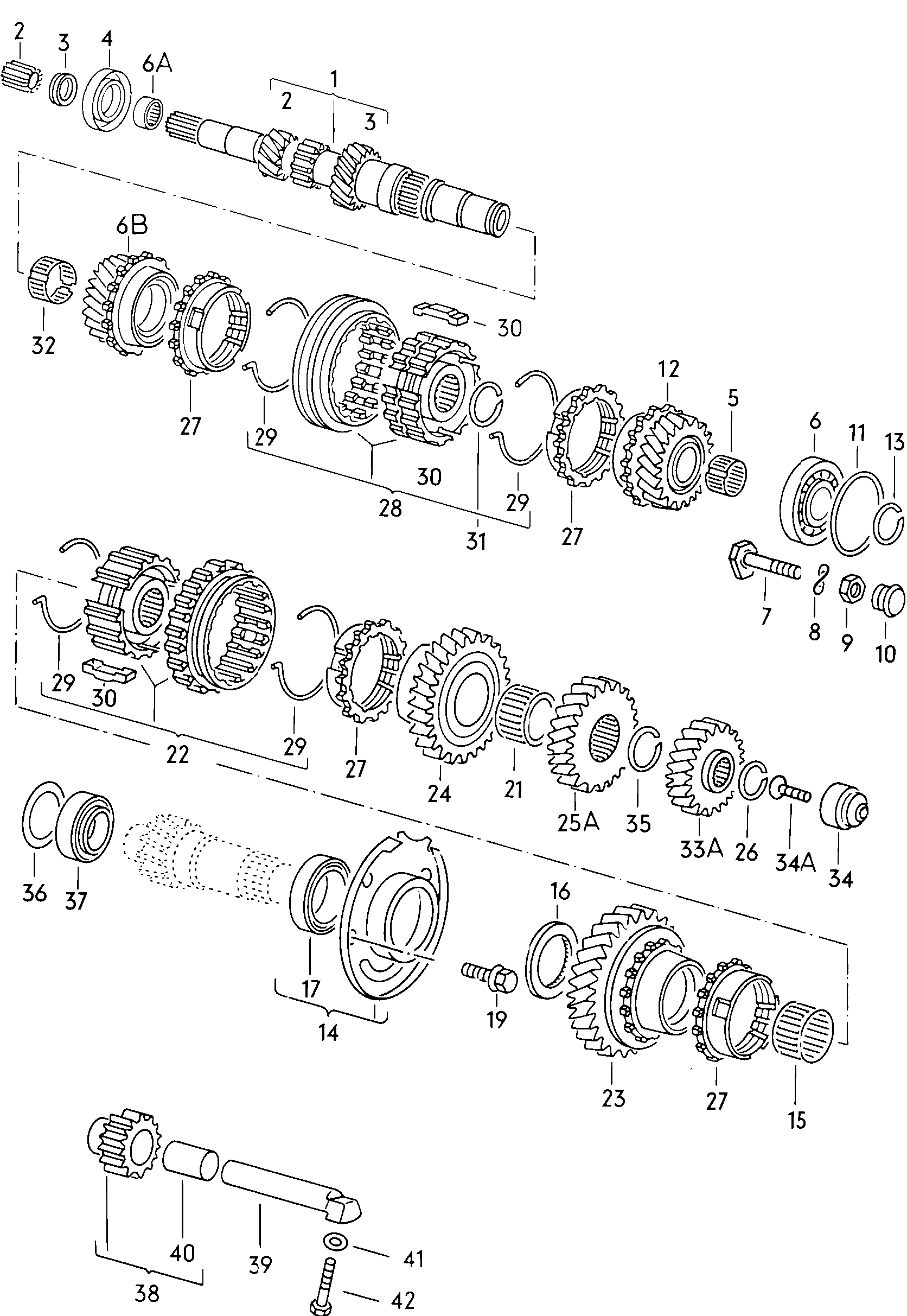 VAG 311 405 625 N - Rattalaager onlydrive.pro