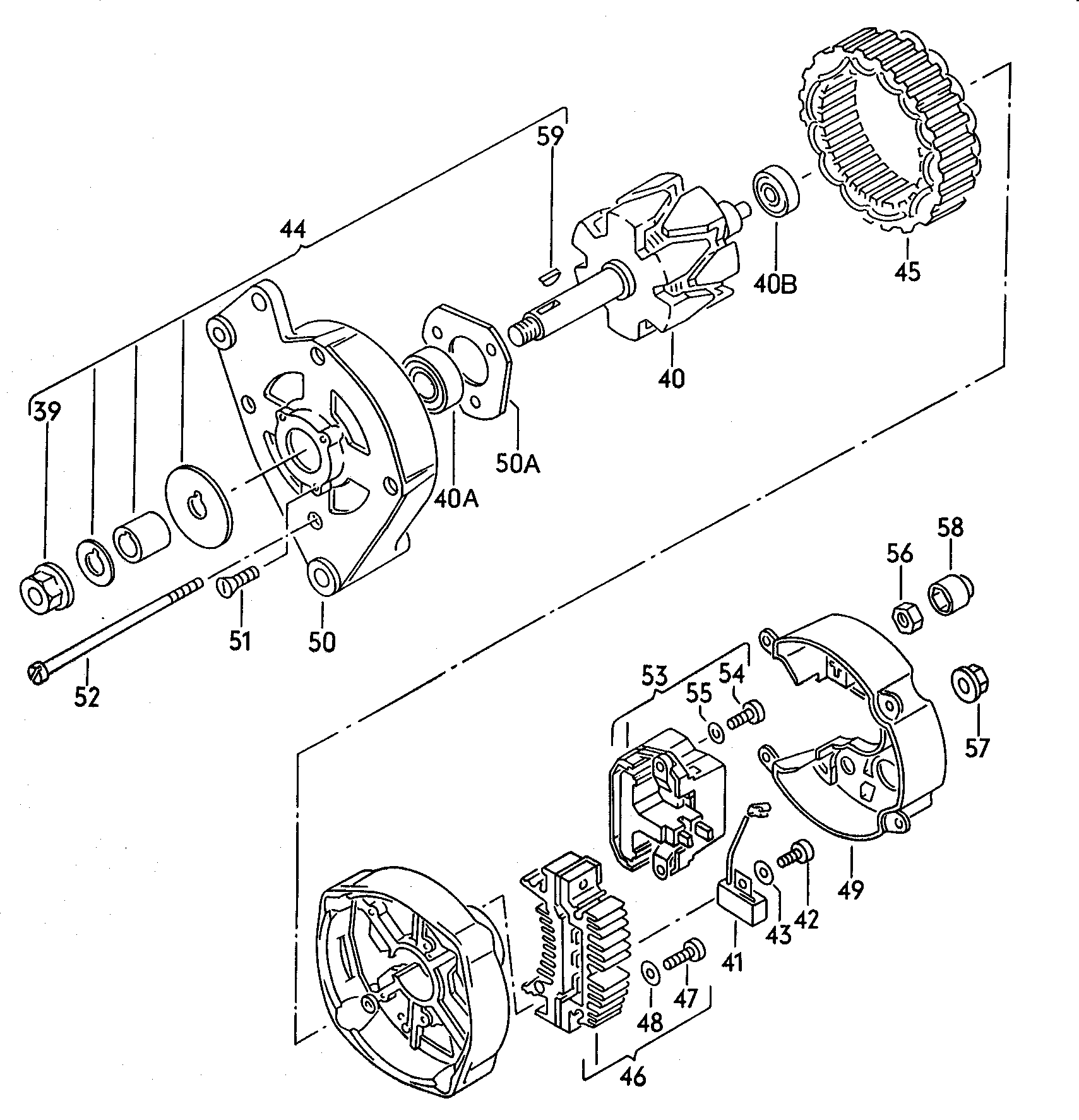 VW 037903803 X - Регулятор напряжения, генератор onlydrive.pro