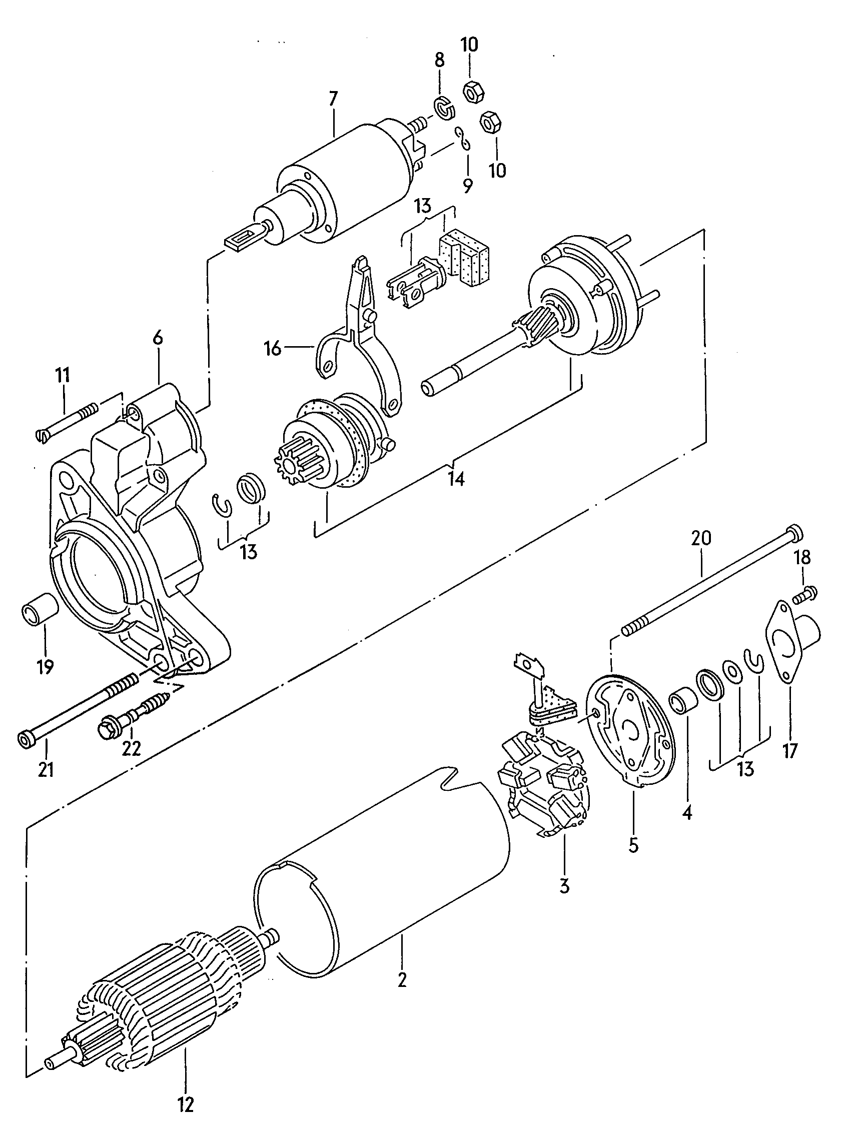 Skoda 020 911 023 P - Starter onlydrive.pro