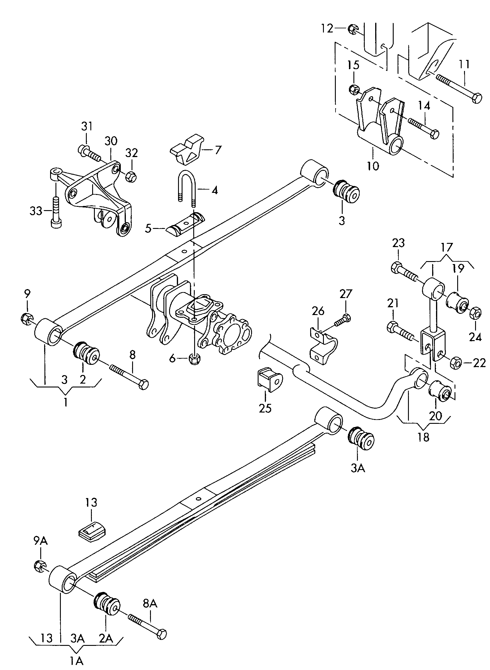 VW 2E0 511 051 F - Rod / Strut, stabiliser onlydrive.pro