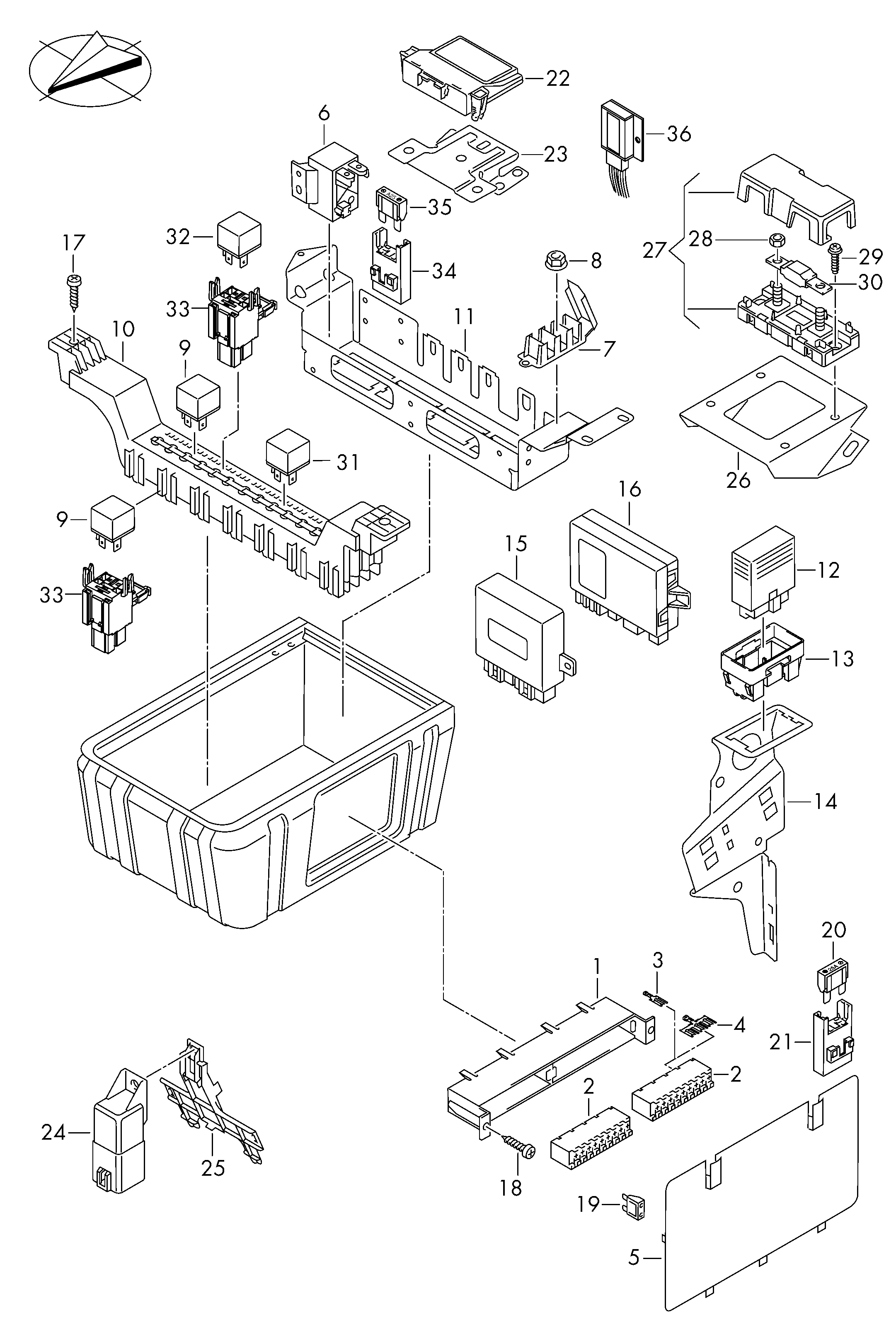 Seat 038 907 281 D - Rele, hehkutuslaitos onlydrive.pro