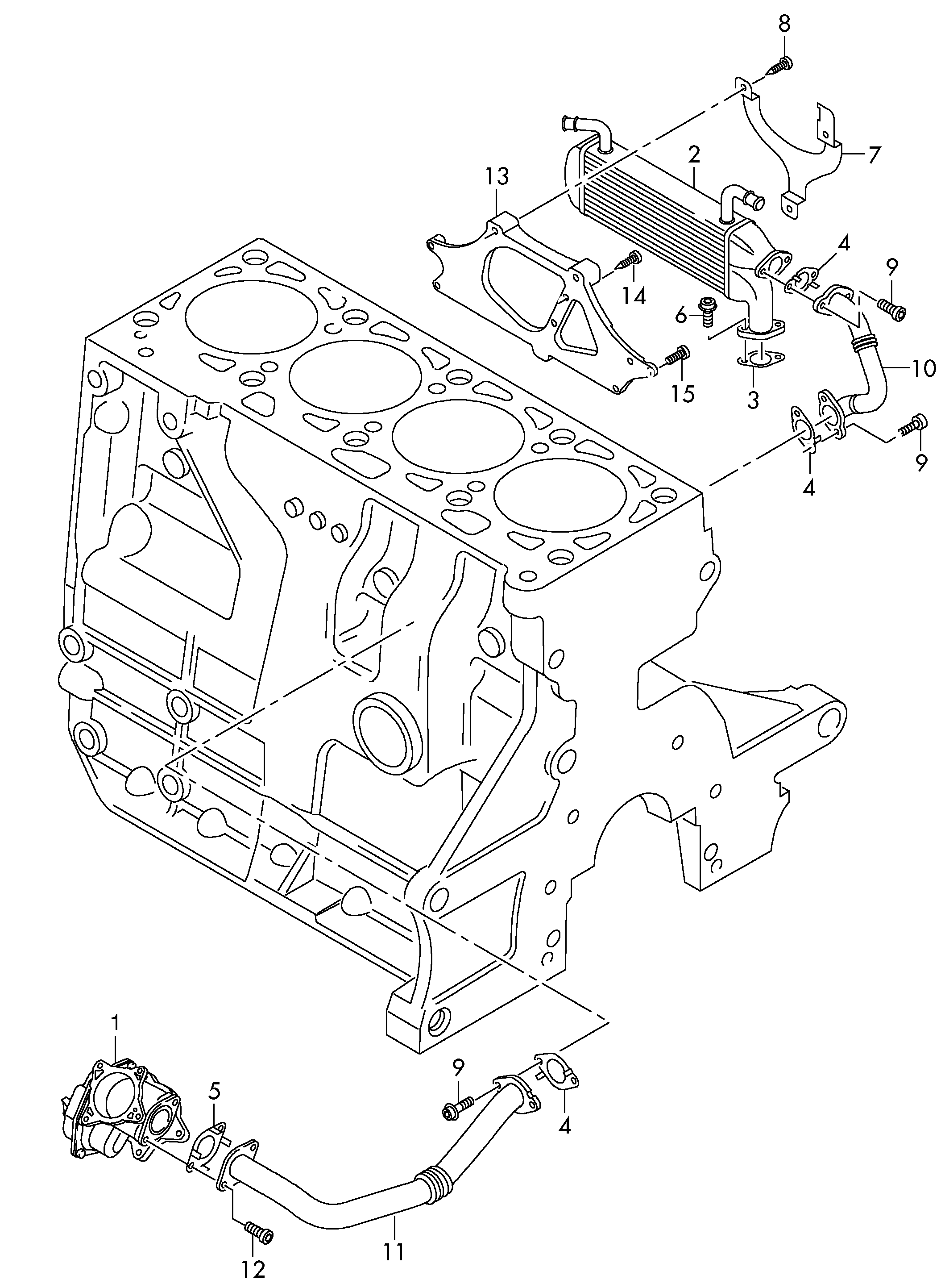 Skoda 03L131547D - Seal, oil cooler onlydrive.pro