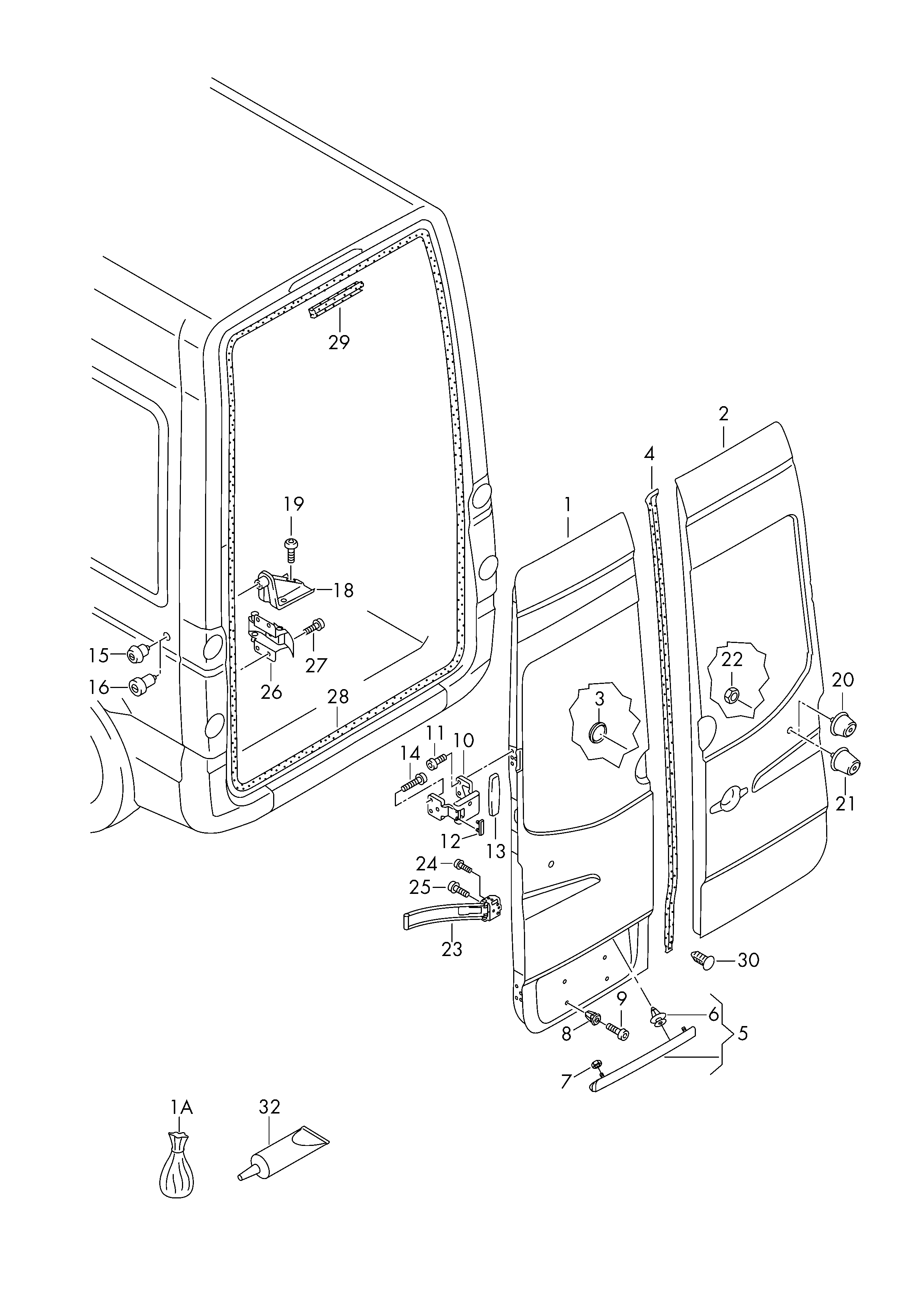 VAG 2E1 827 389 B - Door Catch onlydrive.pro