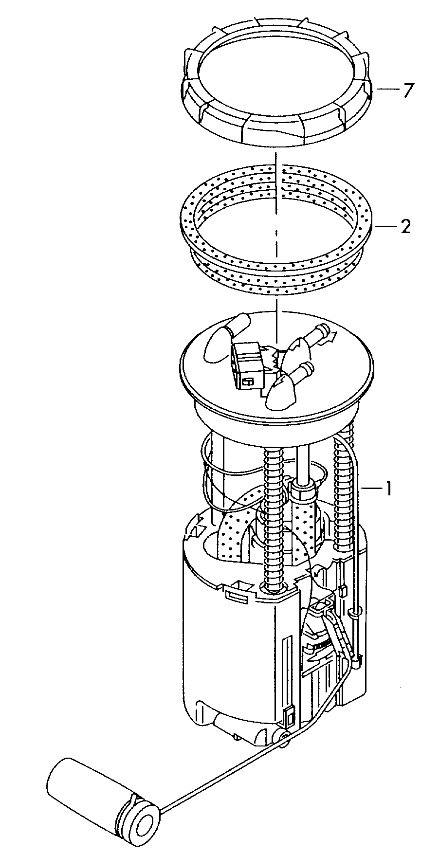 VW 2E0 919 050 AD - Polttoaineen syöttömoduuli onlydrive.pro