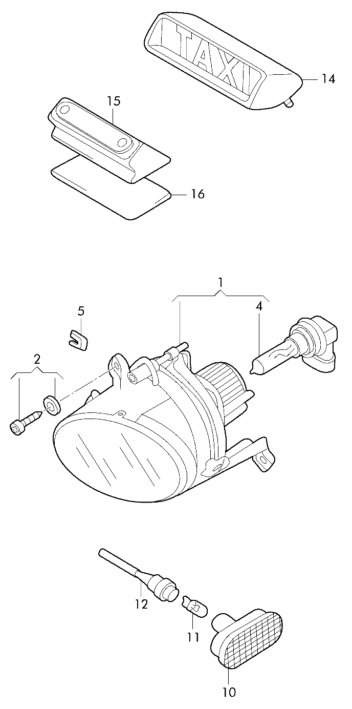 VW 2K0 949 117 - Bulb, indicator / outline lamp onlydrive.pro