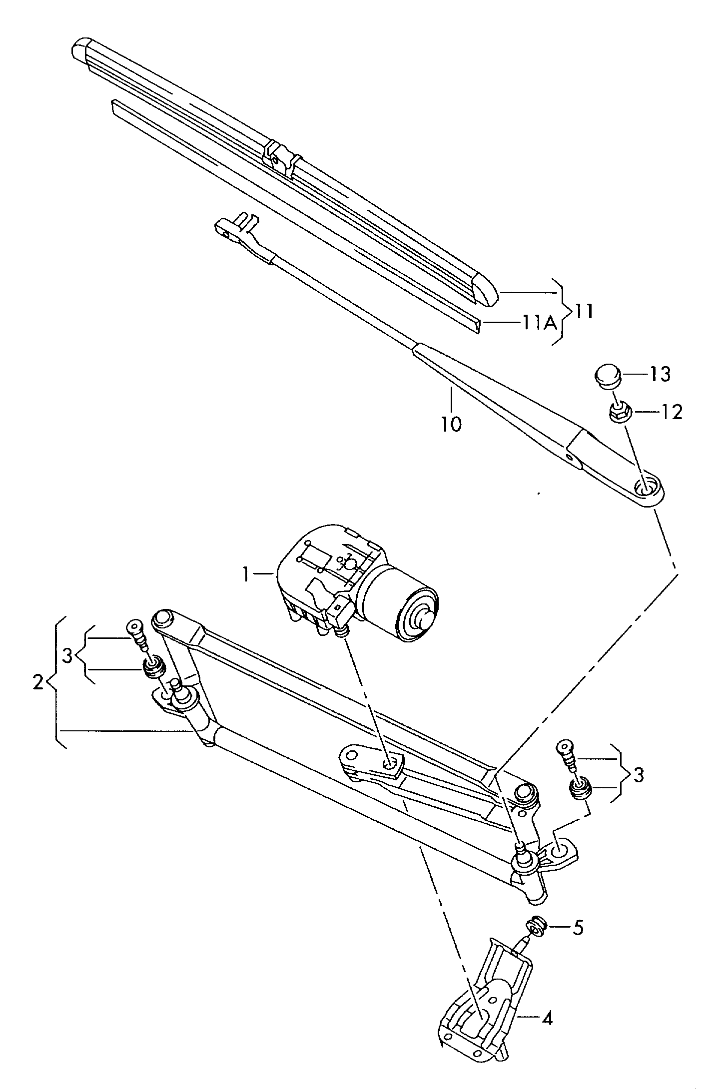 VW 2K1955425A - Klaasipuhastaja kumm onlydrive.pro