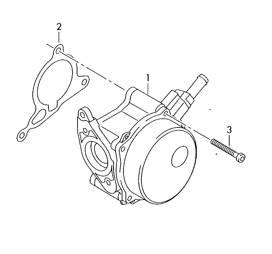 Skoda 06H 103 121J - Gasket, vacuum pump onlydrive.pro