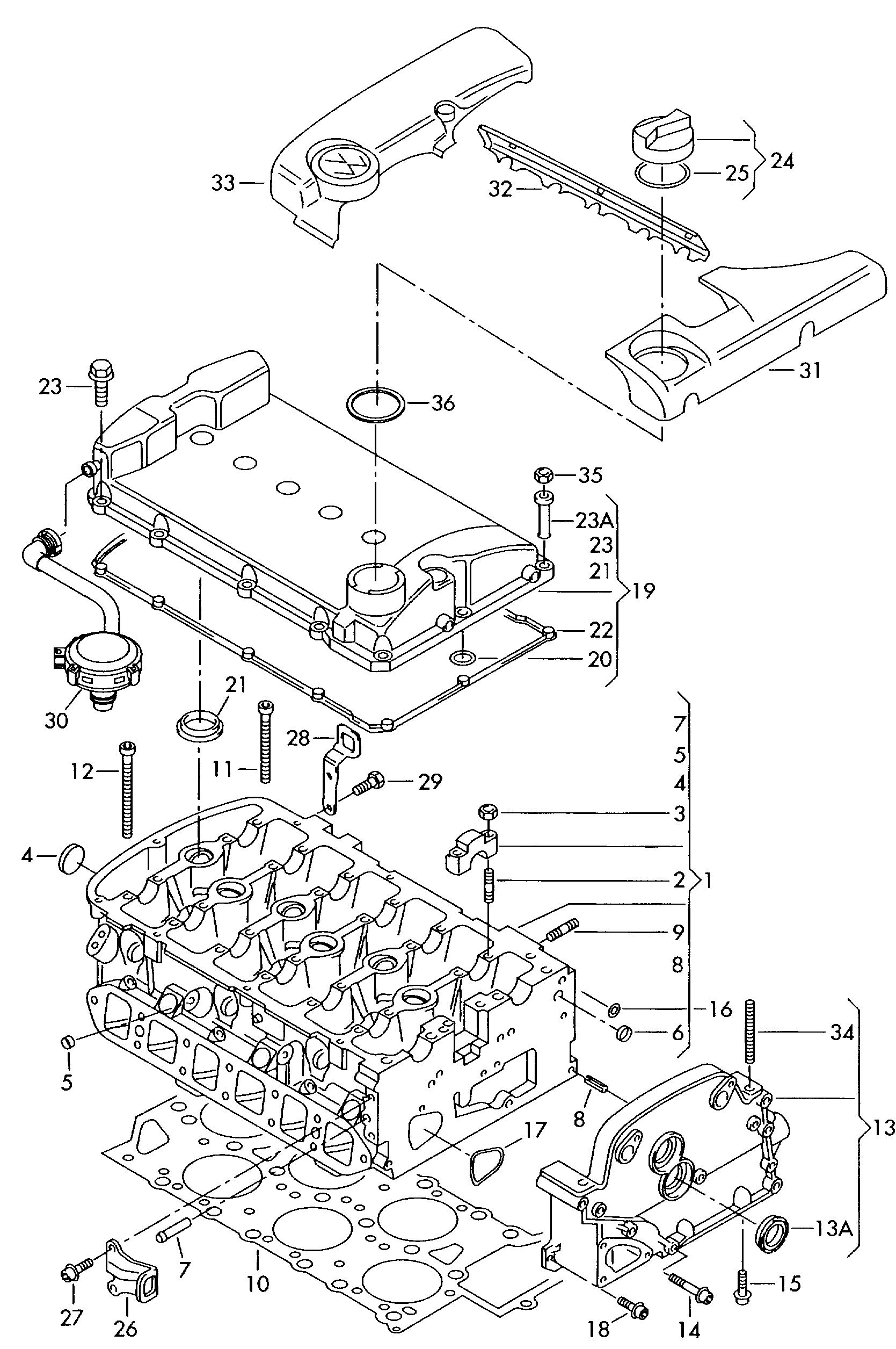 Seat 022103765A - Venttiili, kampikammiotuuletus onlydrive.pro