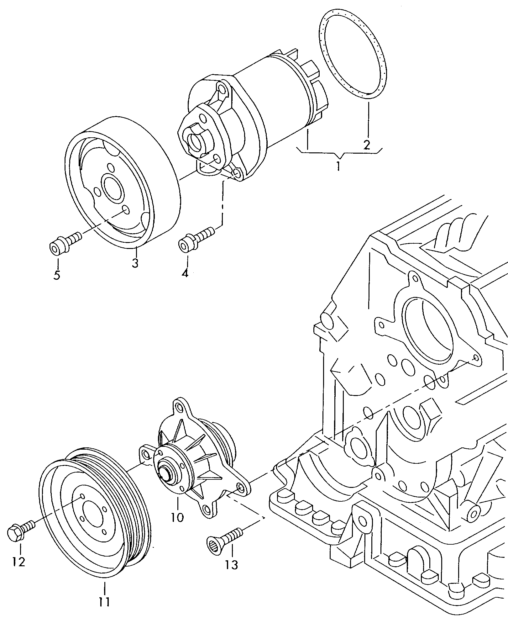 VAG 066 121 011D - Water Pump onlydrive.pro