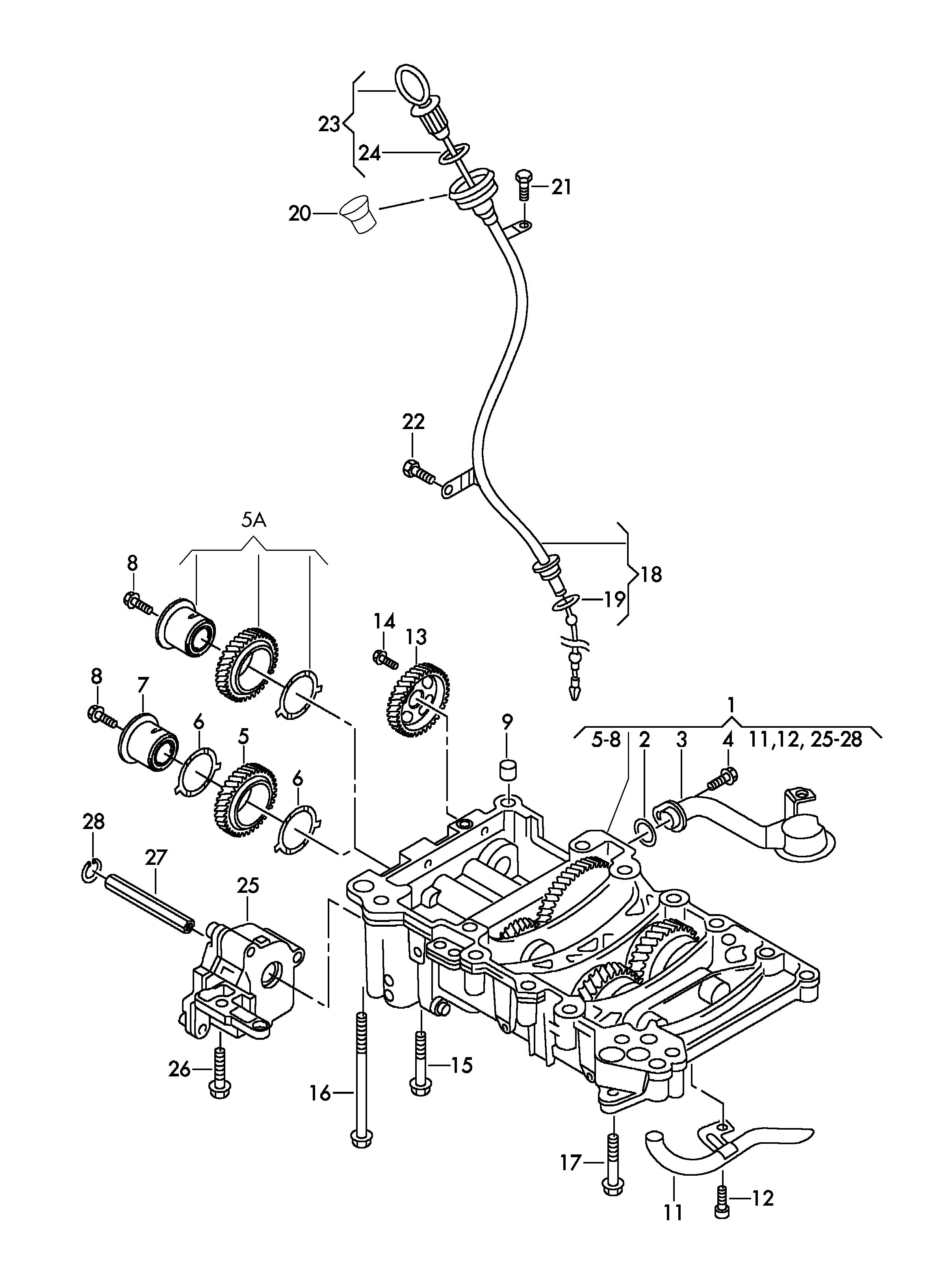 Seat 03G 115 105 G - Oil Pump onlydrive.pro