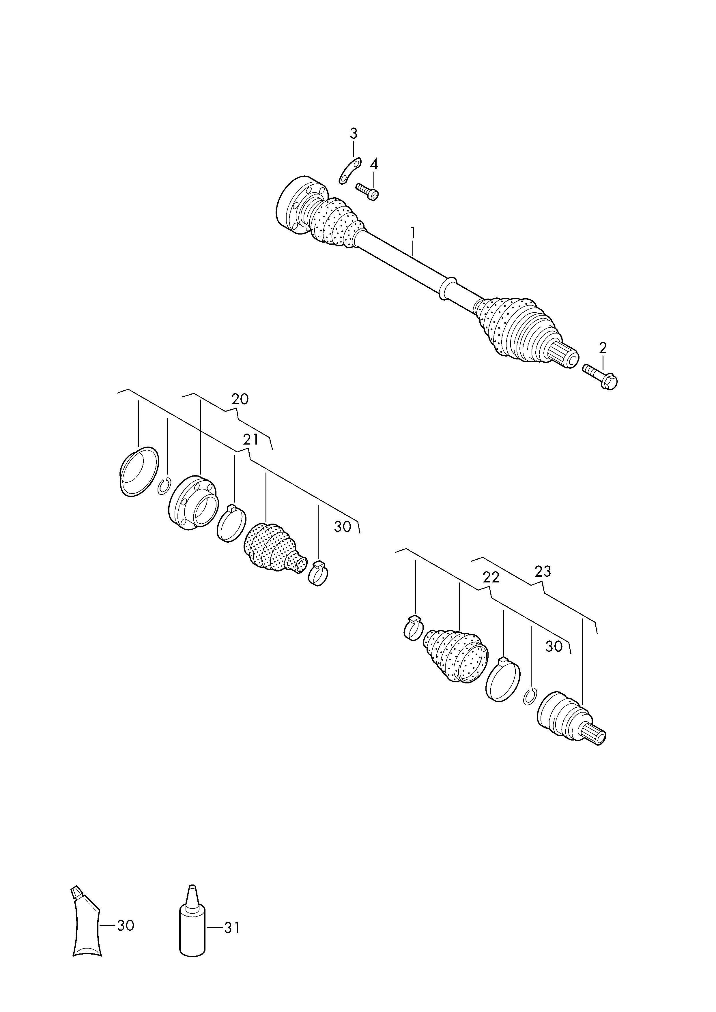 Seat 3AB 407 271 - Приводной вал onlydrive.pro