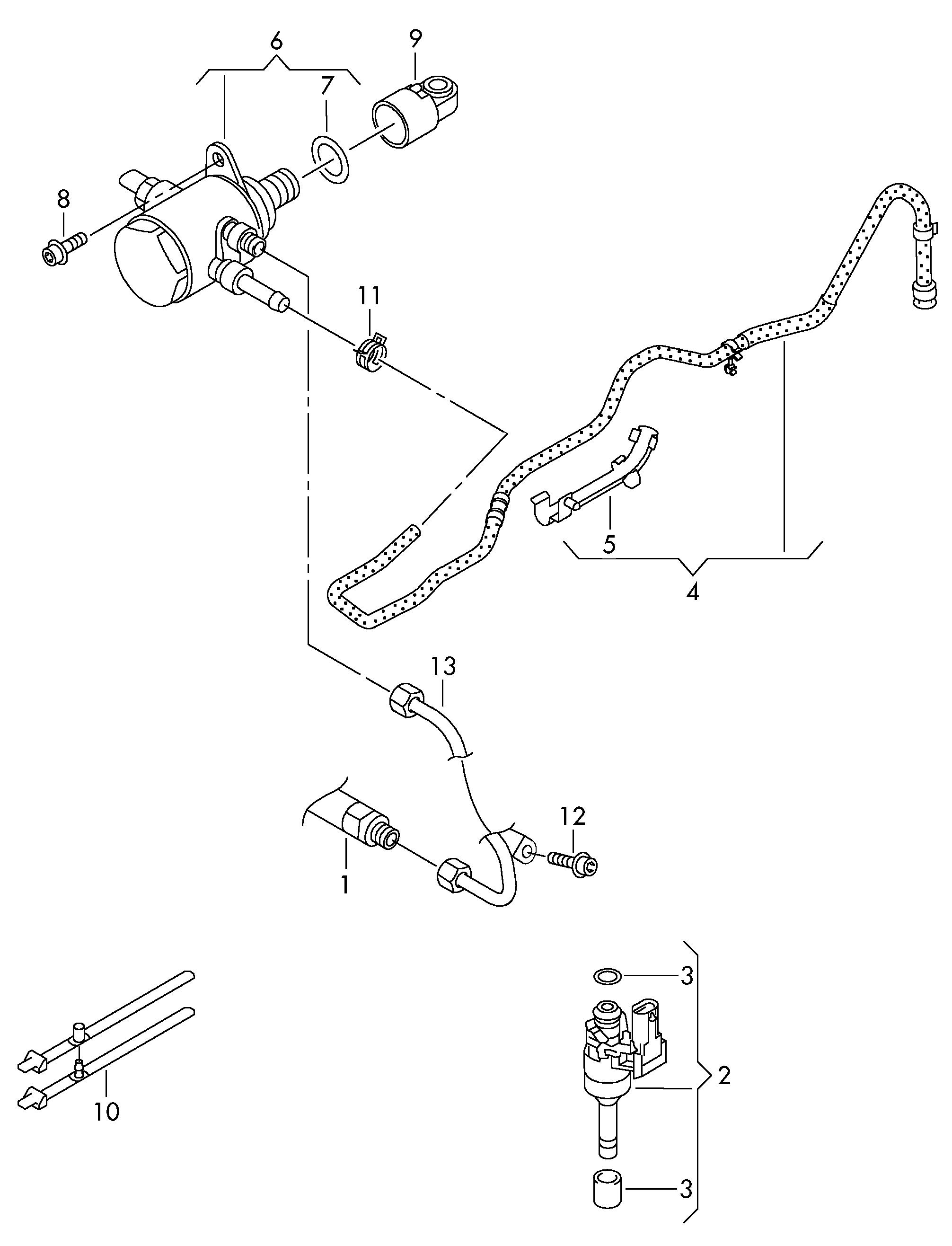 Porsche 06L 109 311 - Plunger, high pressure pump onlydrive.pro