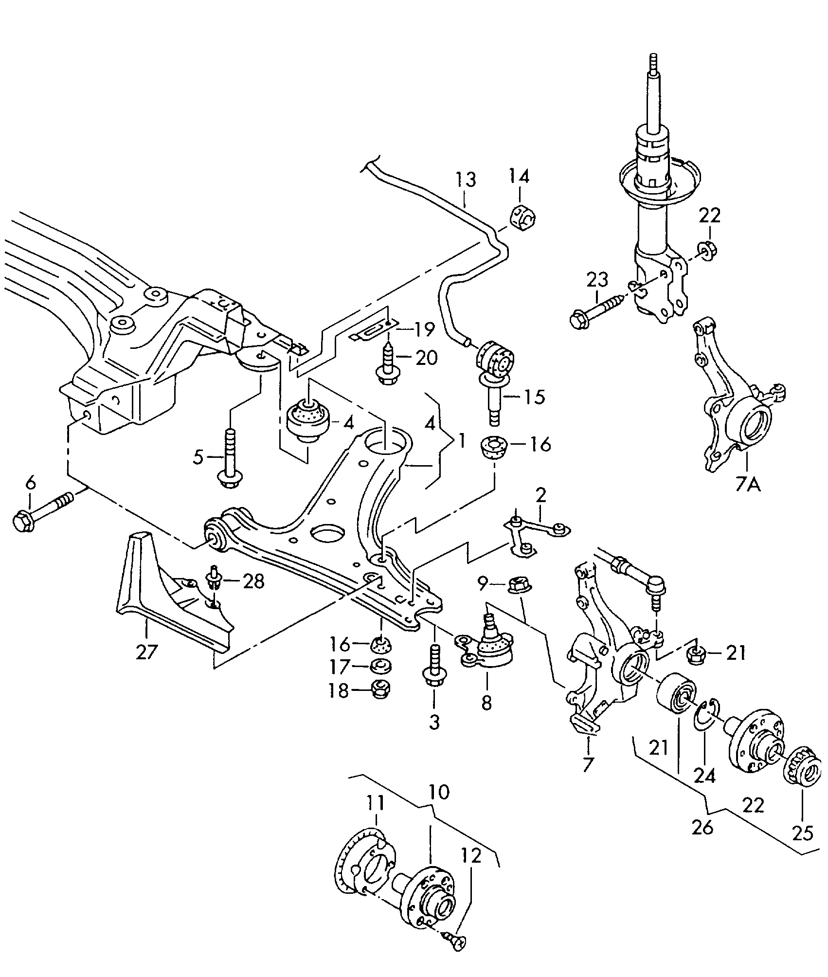 Skoda 6N0 411 315C - Tanko, kallistuksenvaimennin onlydrive.pro