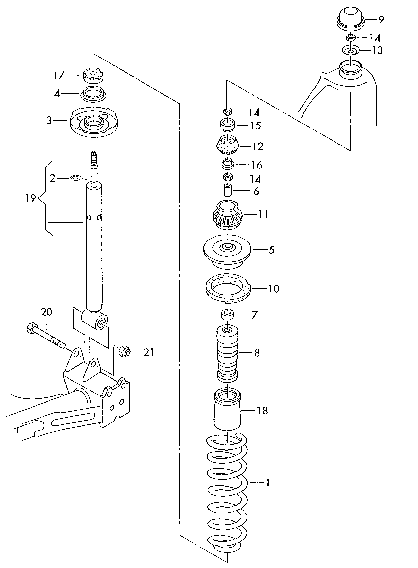 Seat 191 512 335 - Supporting Ring, suspension strut bearing onlydrive.pro