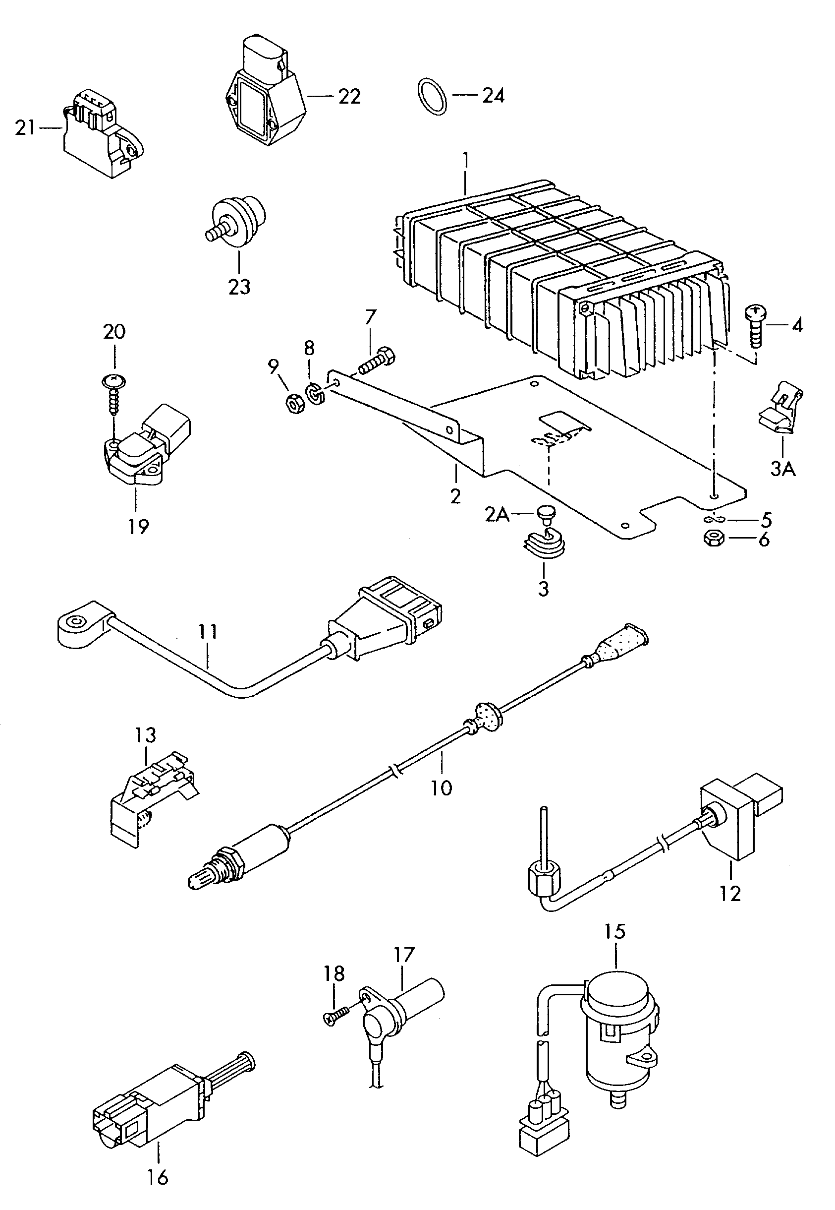 Skoda 030 907 601 D - Sensor, camshaft position onlydrive.pro