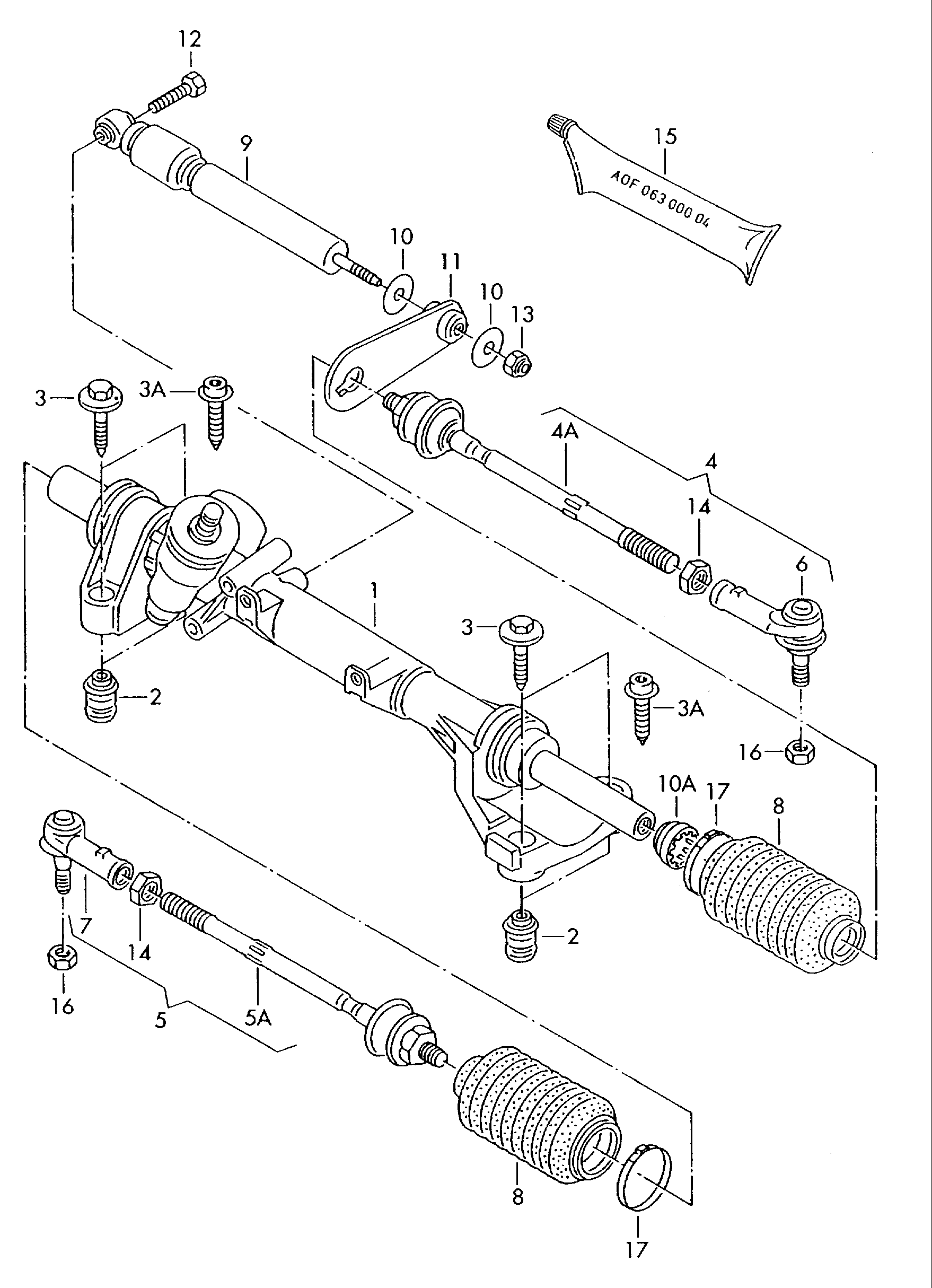 VW 701 419 804 C - Tie Rod onlydrive.pro