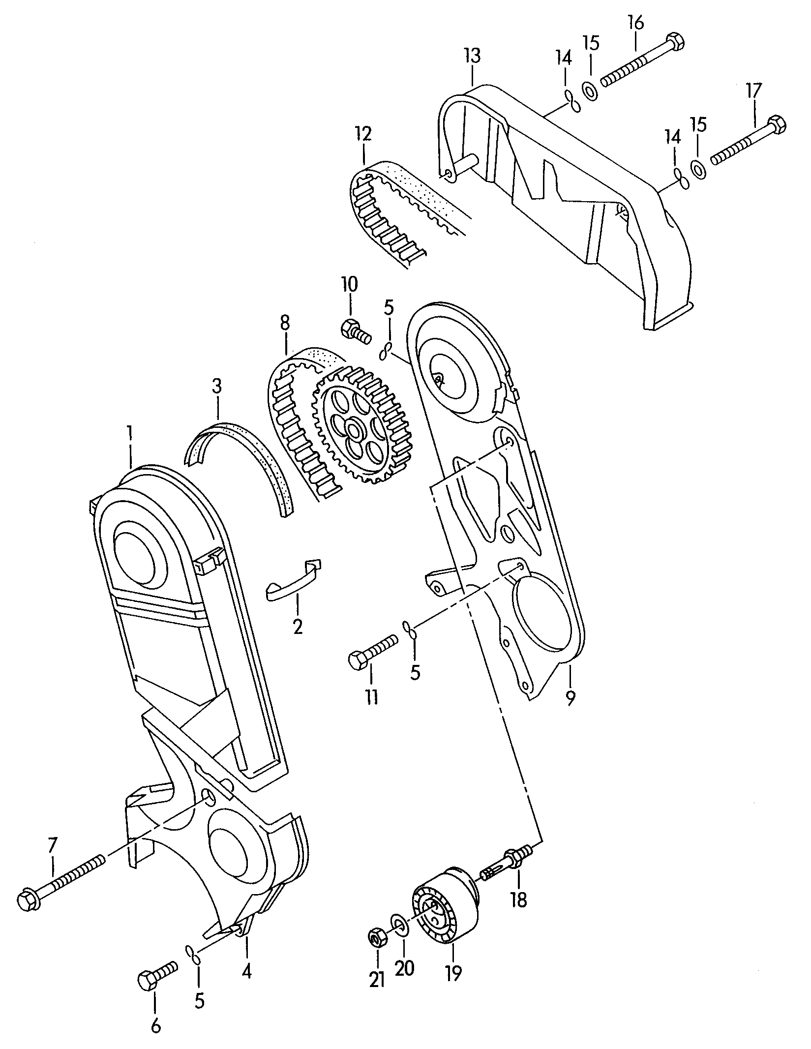 Seat 074 109 119 R - Timing Belt Set onlydrive.pro