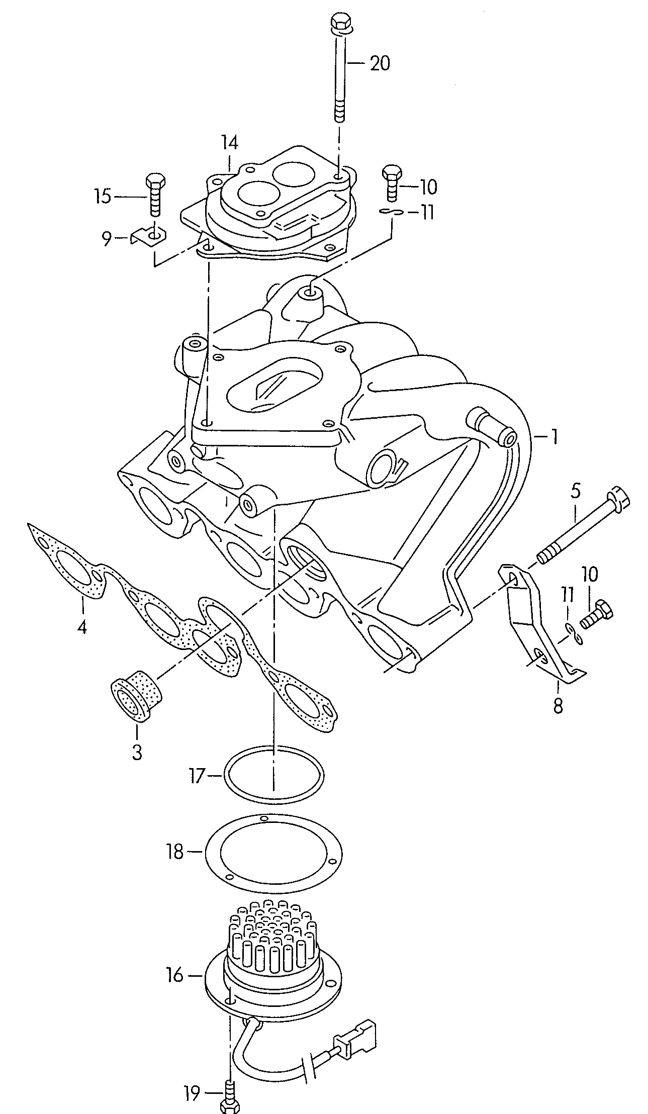 Seat 026 129 717 D - Tihend,sisselaskekollektor onlydrive.pro