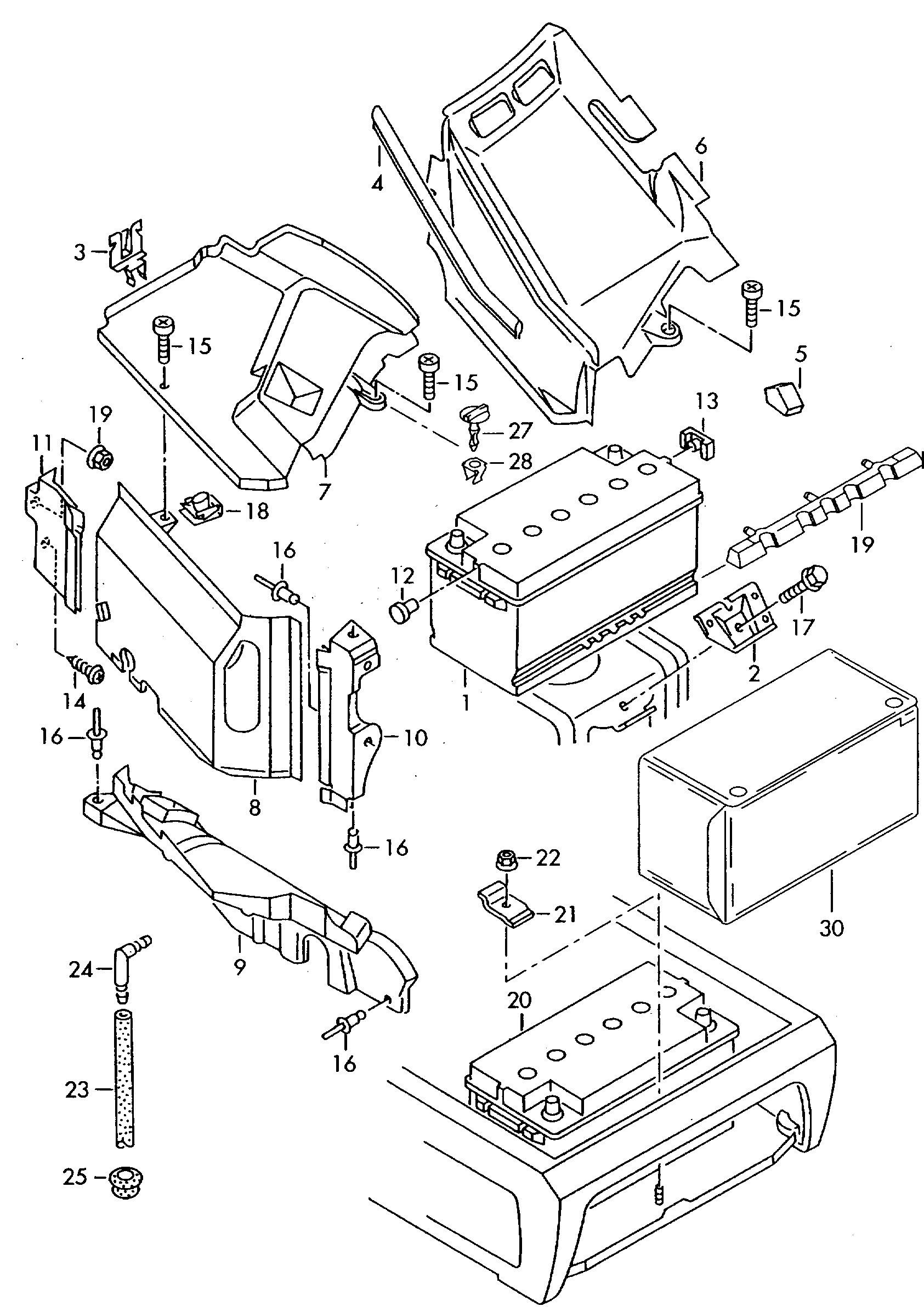 VW 000915105DA - Starter Battery onlydrive.pro