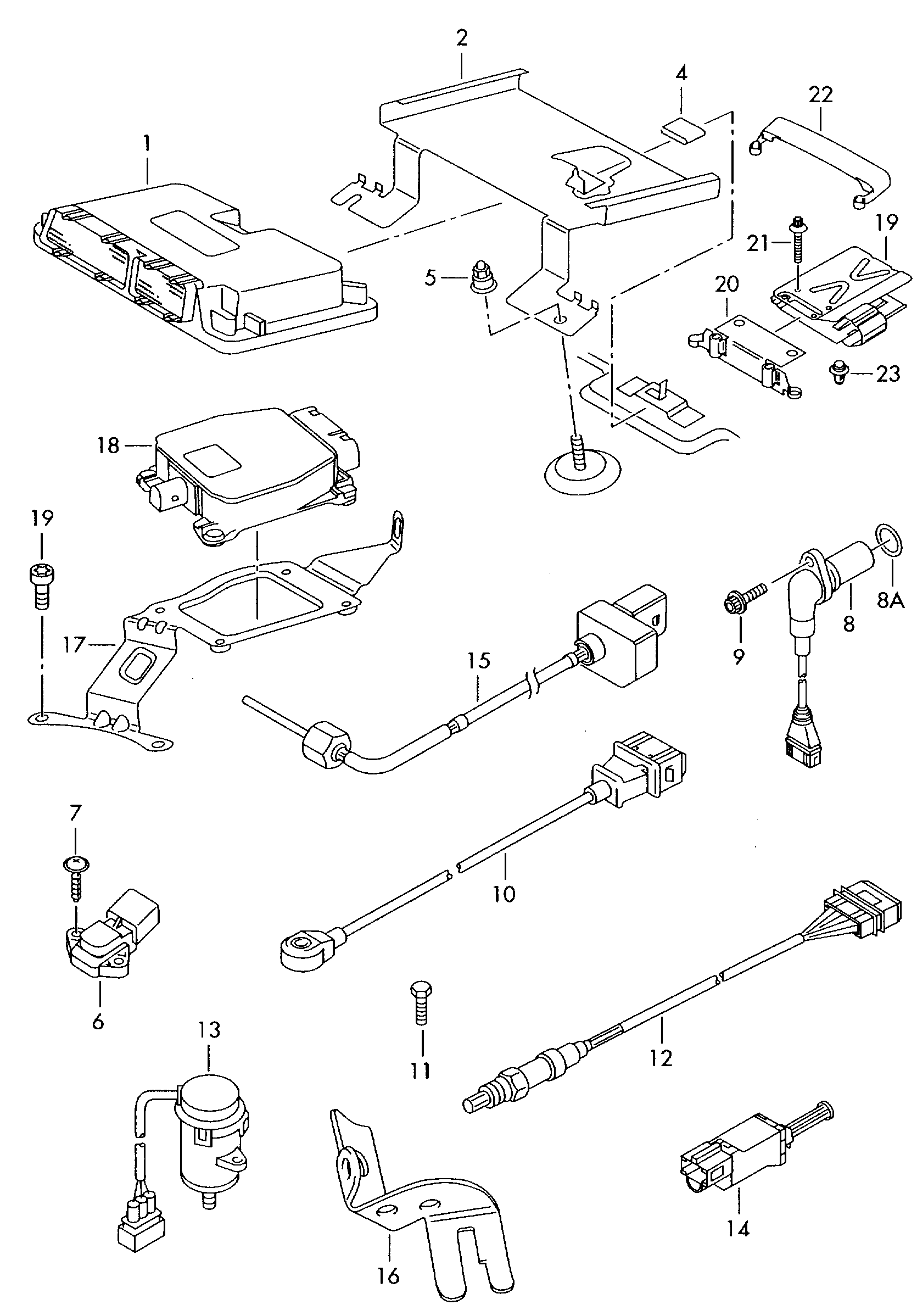 VW 030957147T - Sensor, crankshaft pulse onlydrive.pro