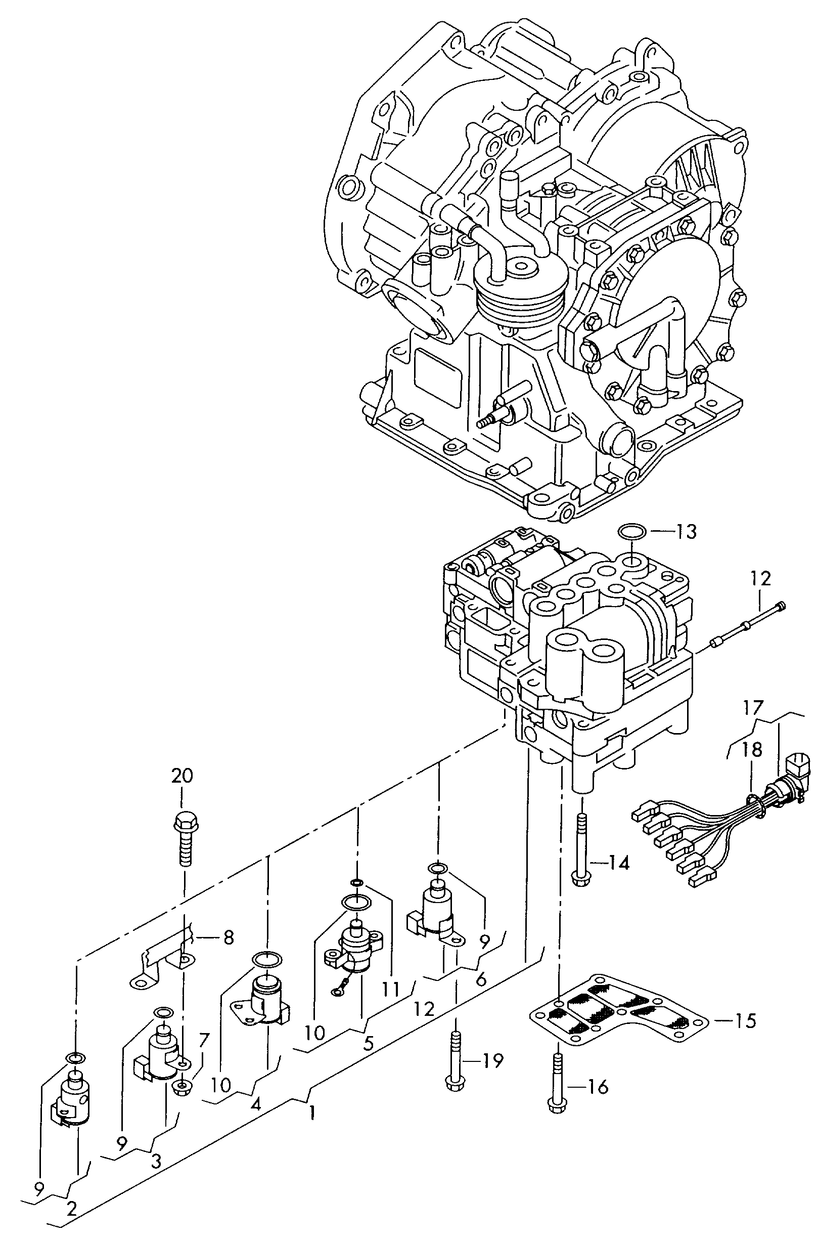 Seat 001 325 429 A - Hydraulic Filter, automatic transmission onlydrive.pro