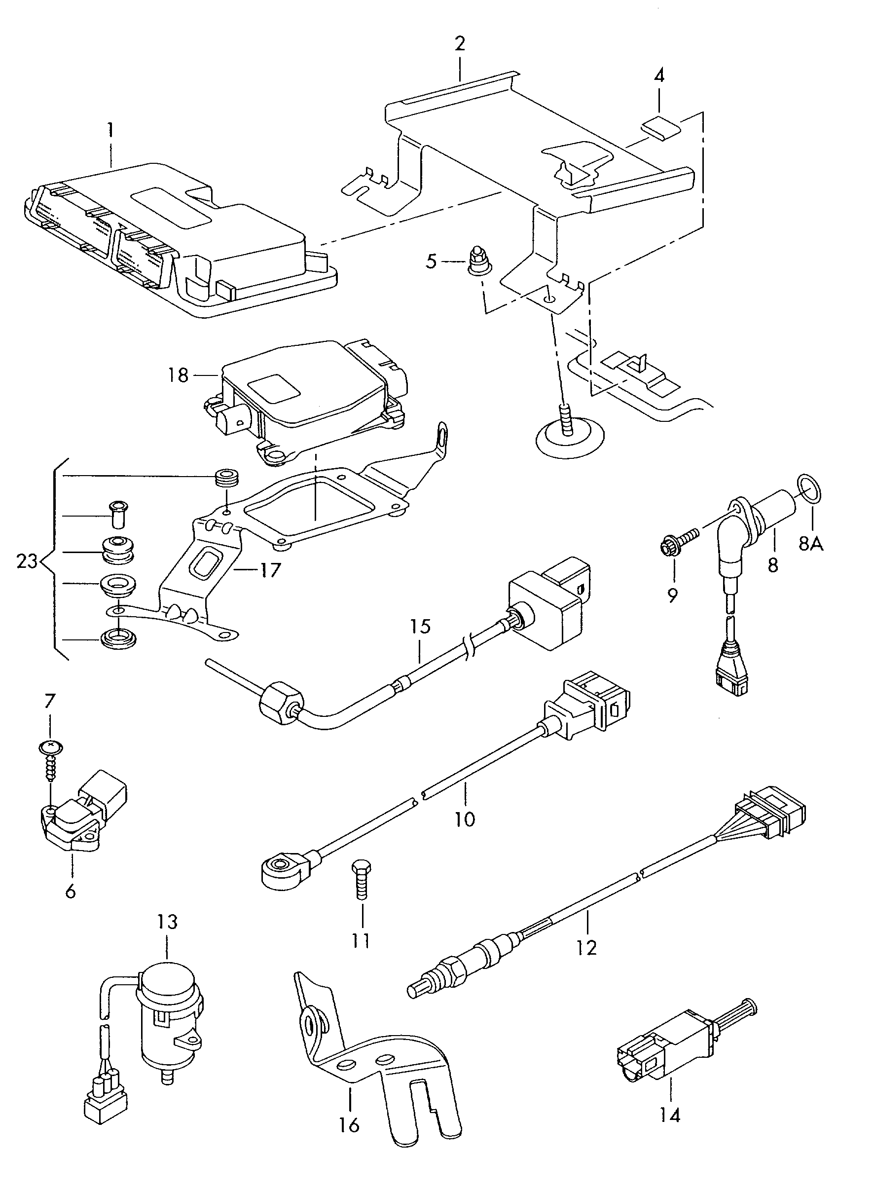 VW 07L 905 163 A - Sensor, camshaft position onlydrive.pro