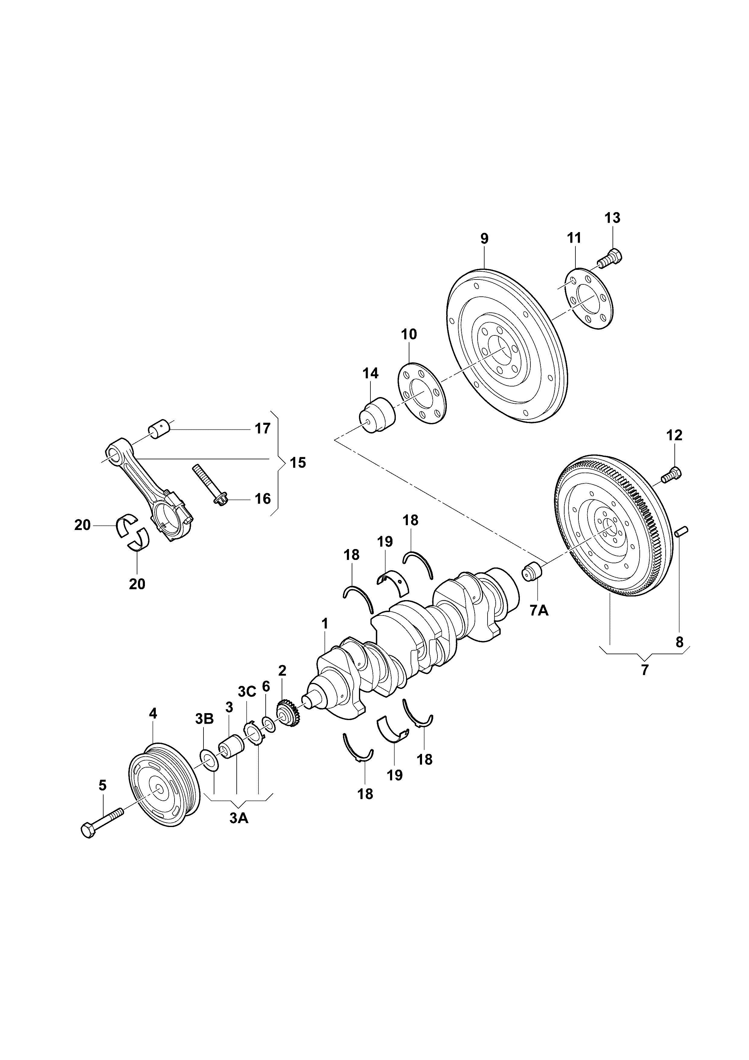 VAG 03C 105 209 AG - Шестерня, коленчатый вал onlydrive.pro