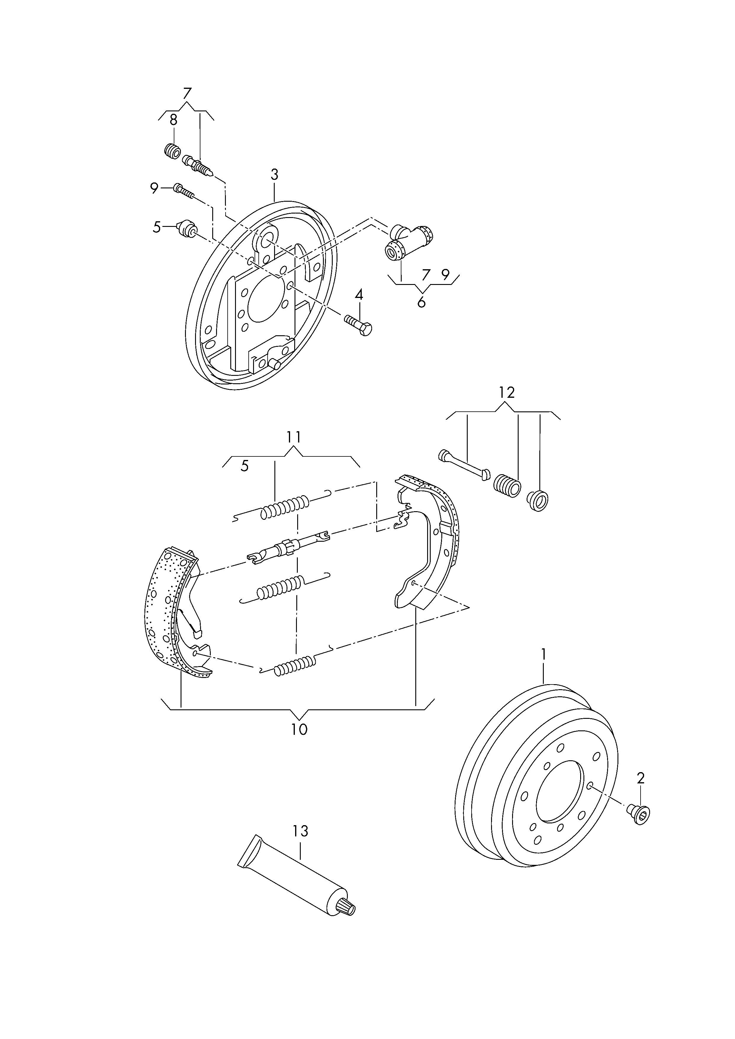 VW 2H0611475 - Breather Screw / Valve, brake caliper onlydrive.pro