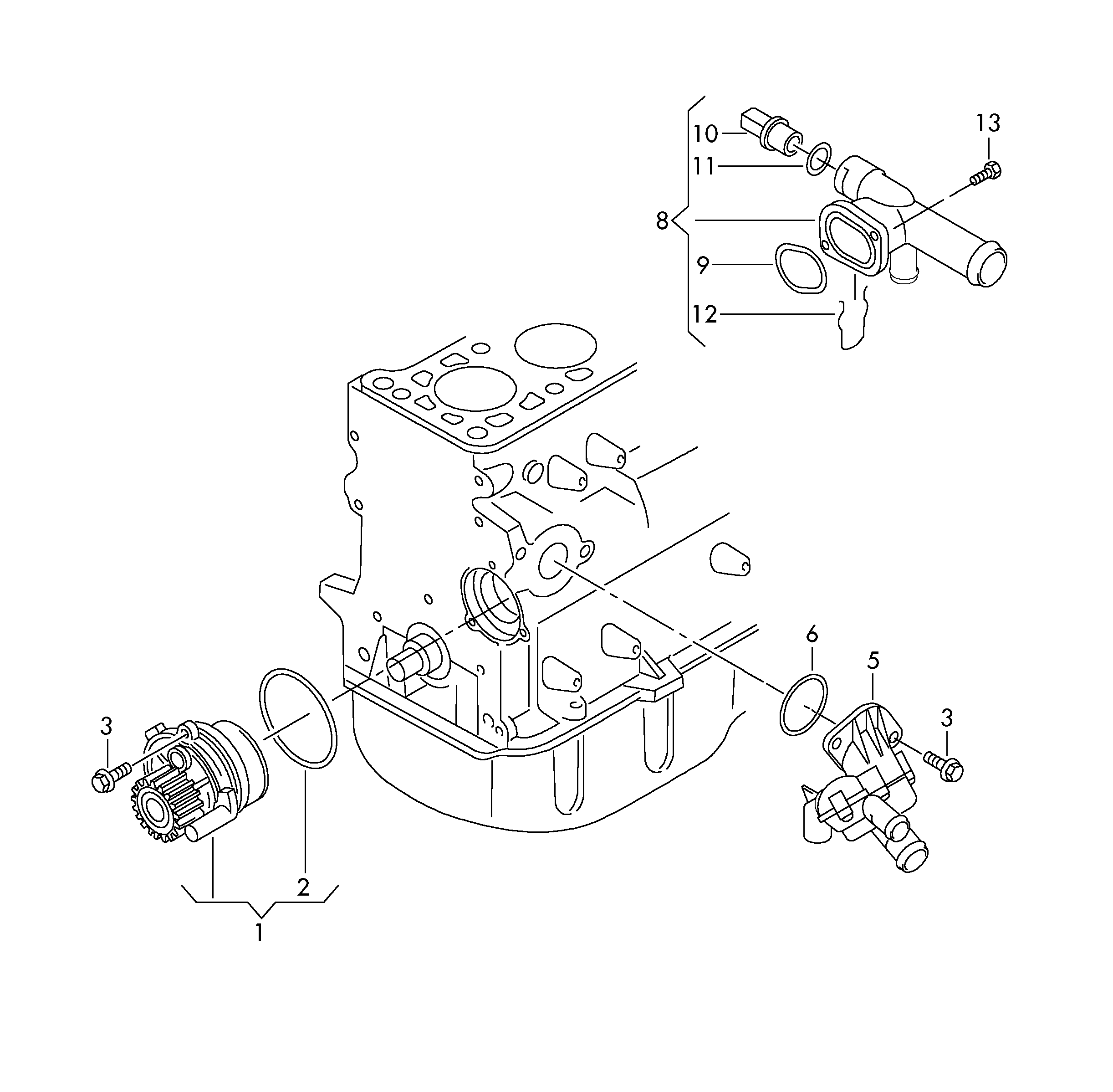 Seat 03L 121 011Q - Vesipumppu onlydrive.pro