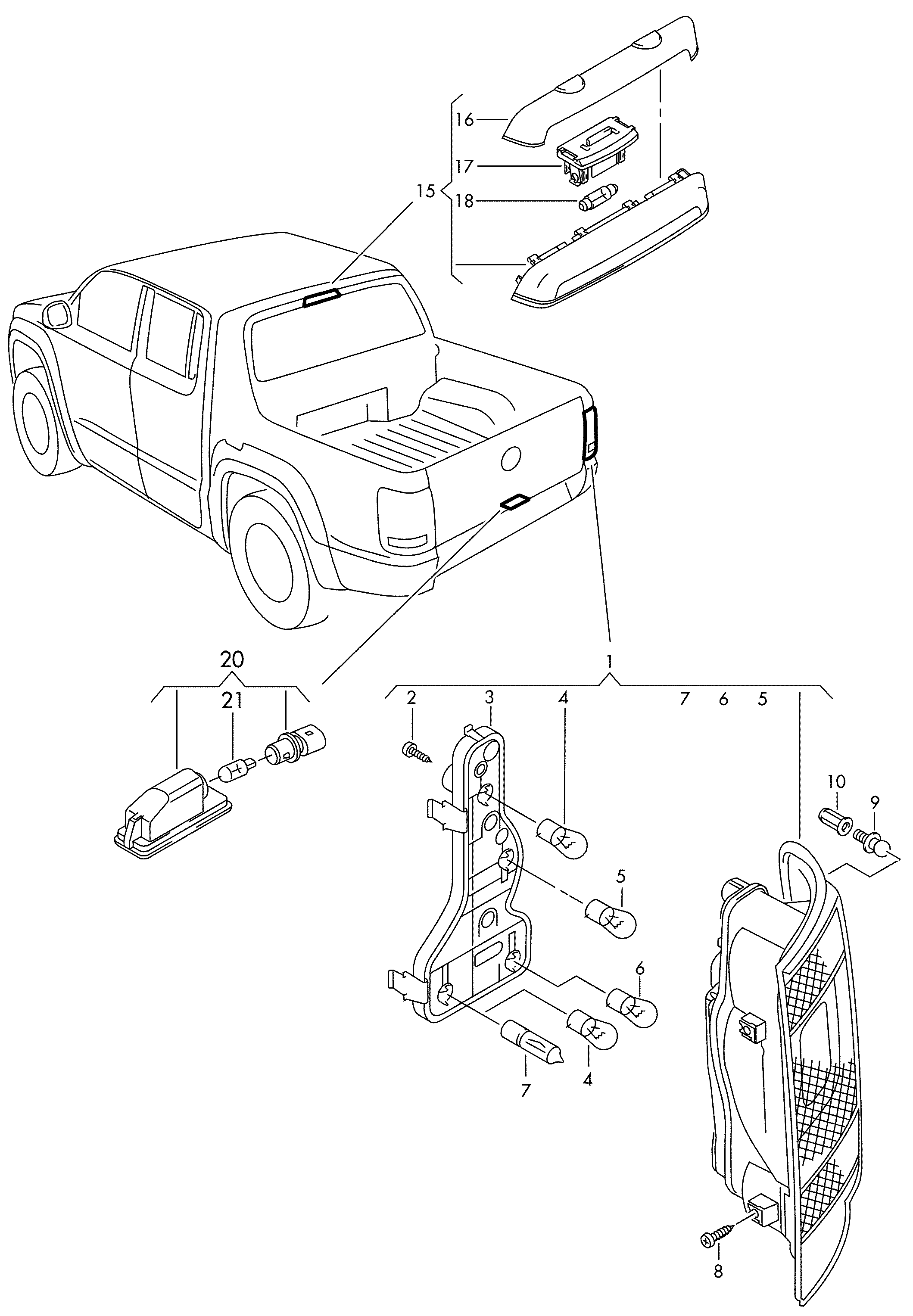 Seat 1K8943021 - Valstybinio numerio apšvietimas onlydrive.pro