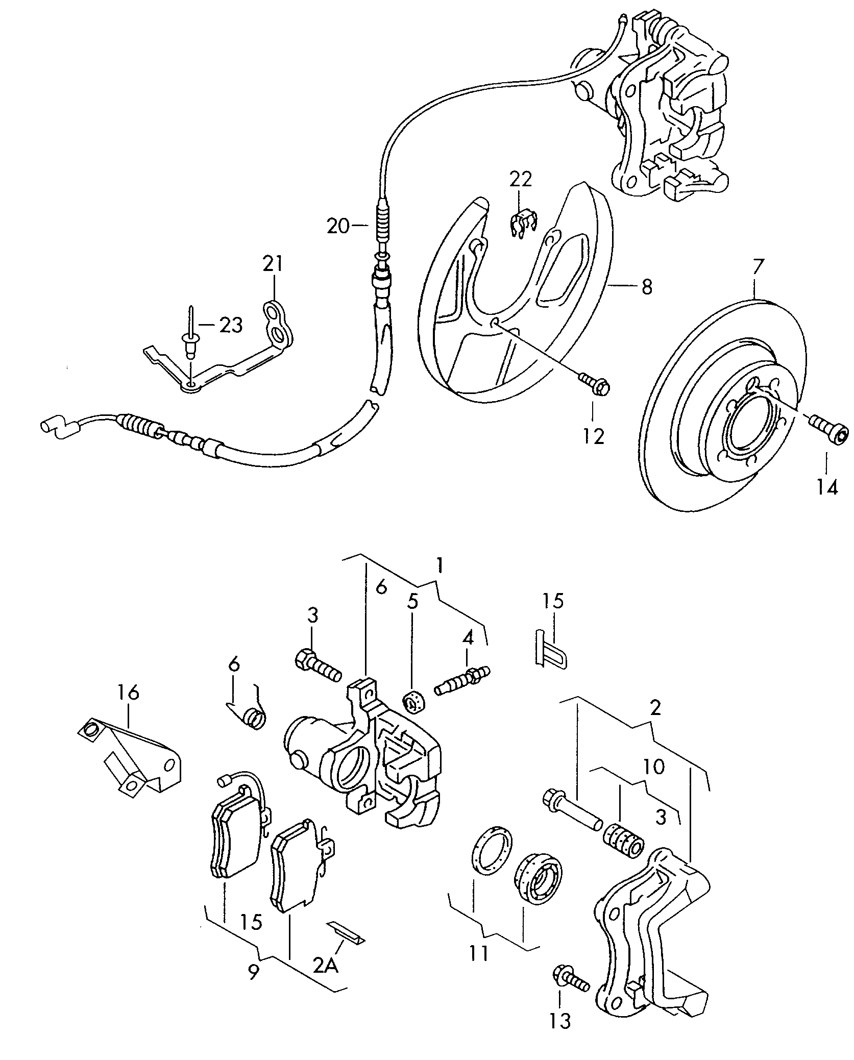 Skoda 7D0615131 - Accessory Kit for disc brake Pads onlydrive.pro