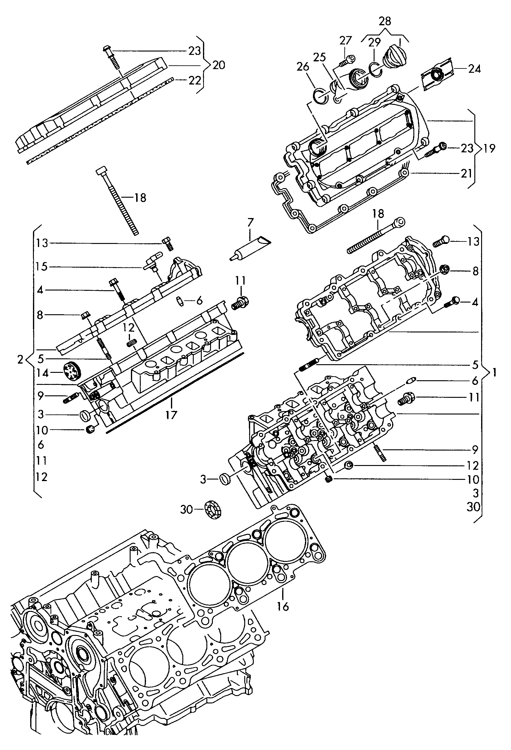 Seat 059 103 383 CM - Tarpiklis, cilindro galva onlydrive.pro