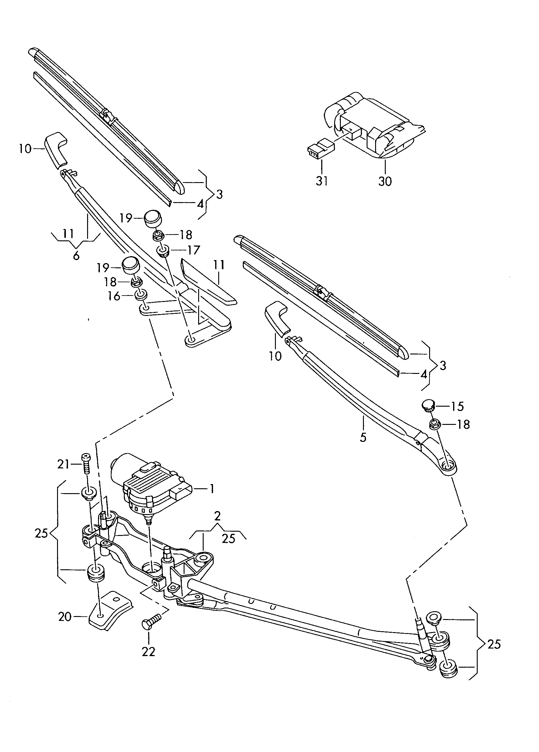 VAG 7L6 955 425 A - Klaasipuhastaja kumm onlydrive.pro