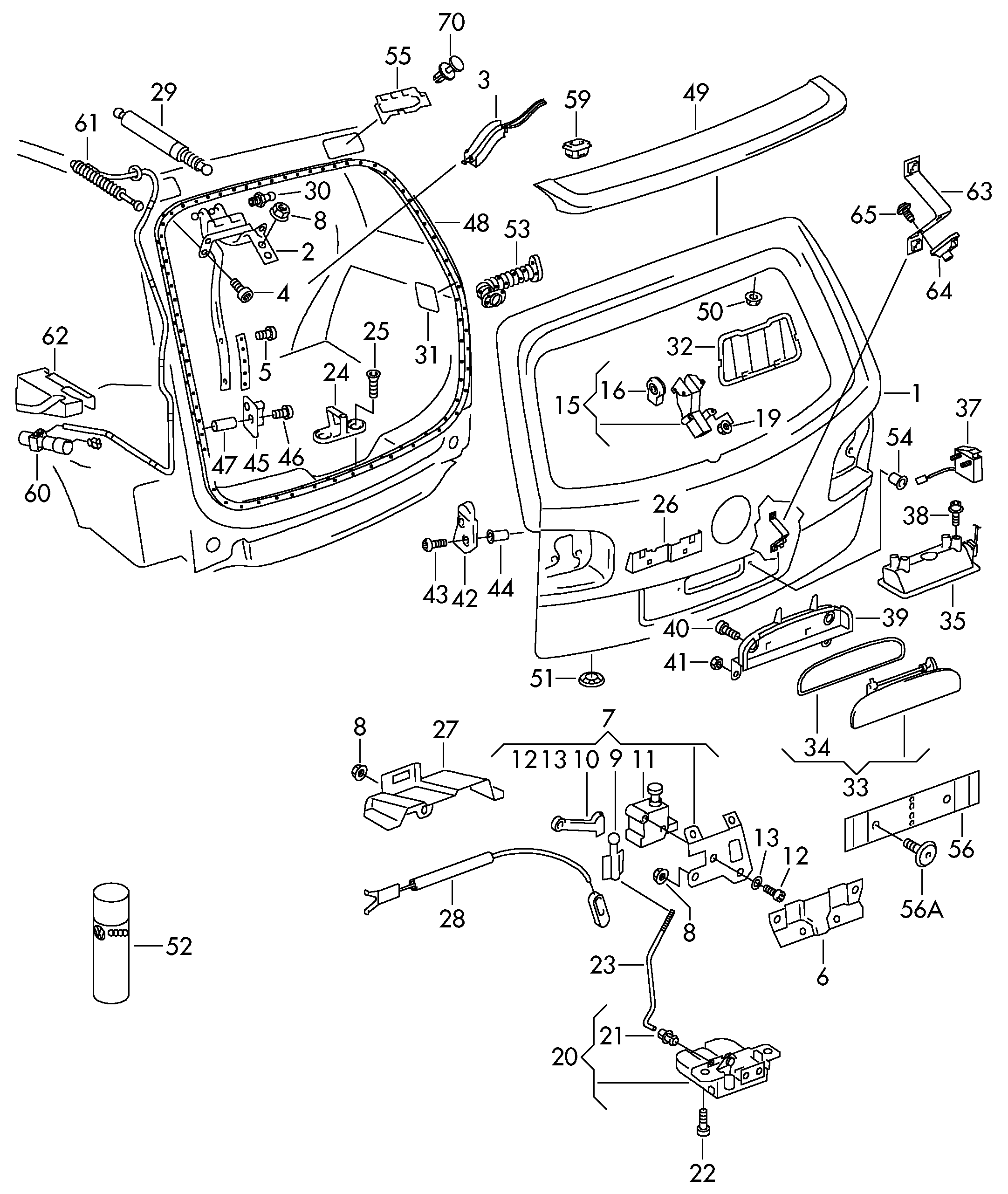 Seat 7L6959781 - Door Lock onlydrive.pro