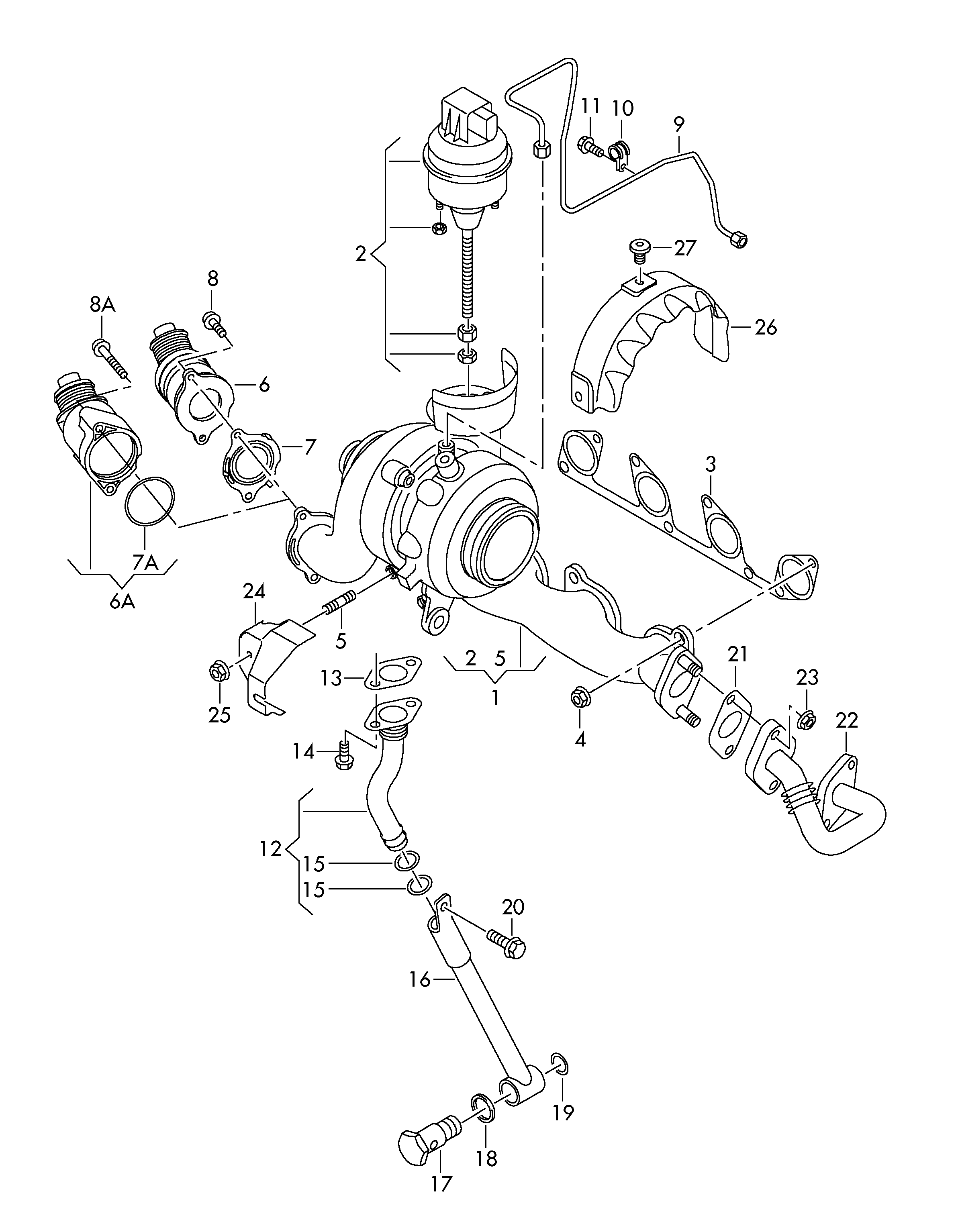 Skoda 03L 145 757 A - Gasket, charger onlydrive.pro