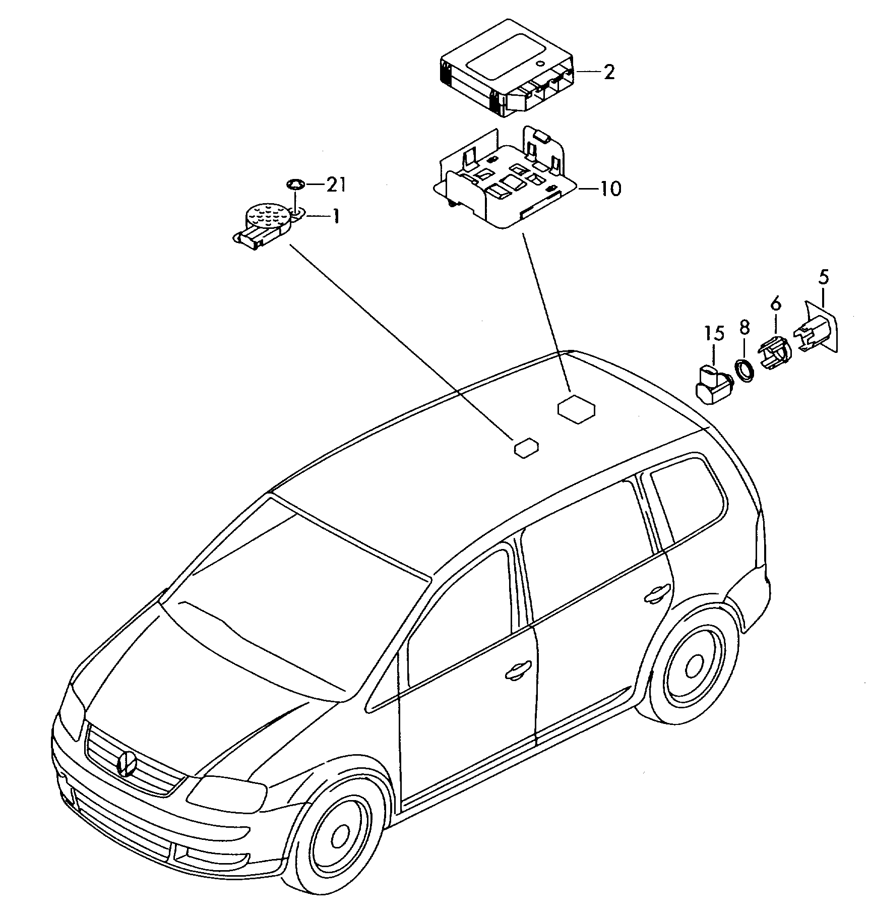 Skoda 7L5919275A - Sensori, pysäköintitutka onlydrive.pro