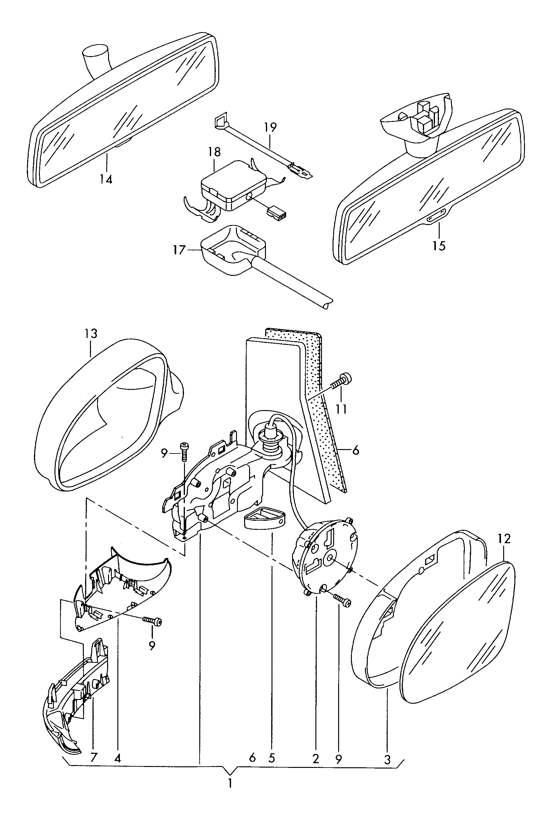 VW 3C0 857 521 - Veidrodėlio stiklas, išorinis veidrodėlis onlydrive.pro