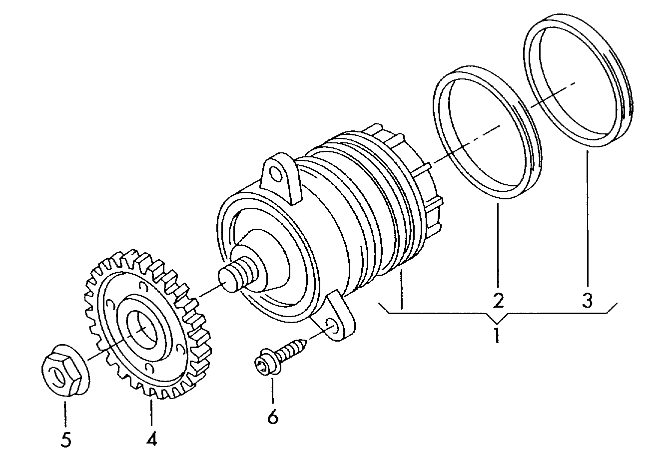 VW 070 121 011 D - Water Pump onlydrive.pro