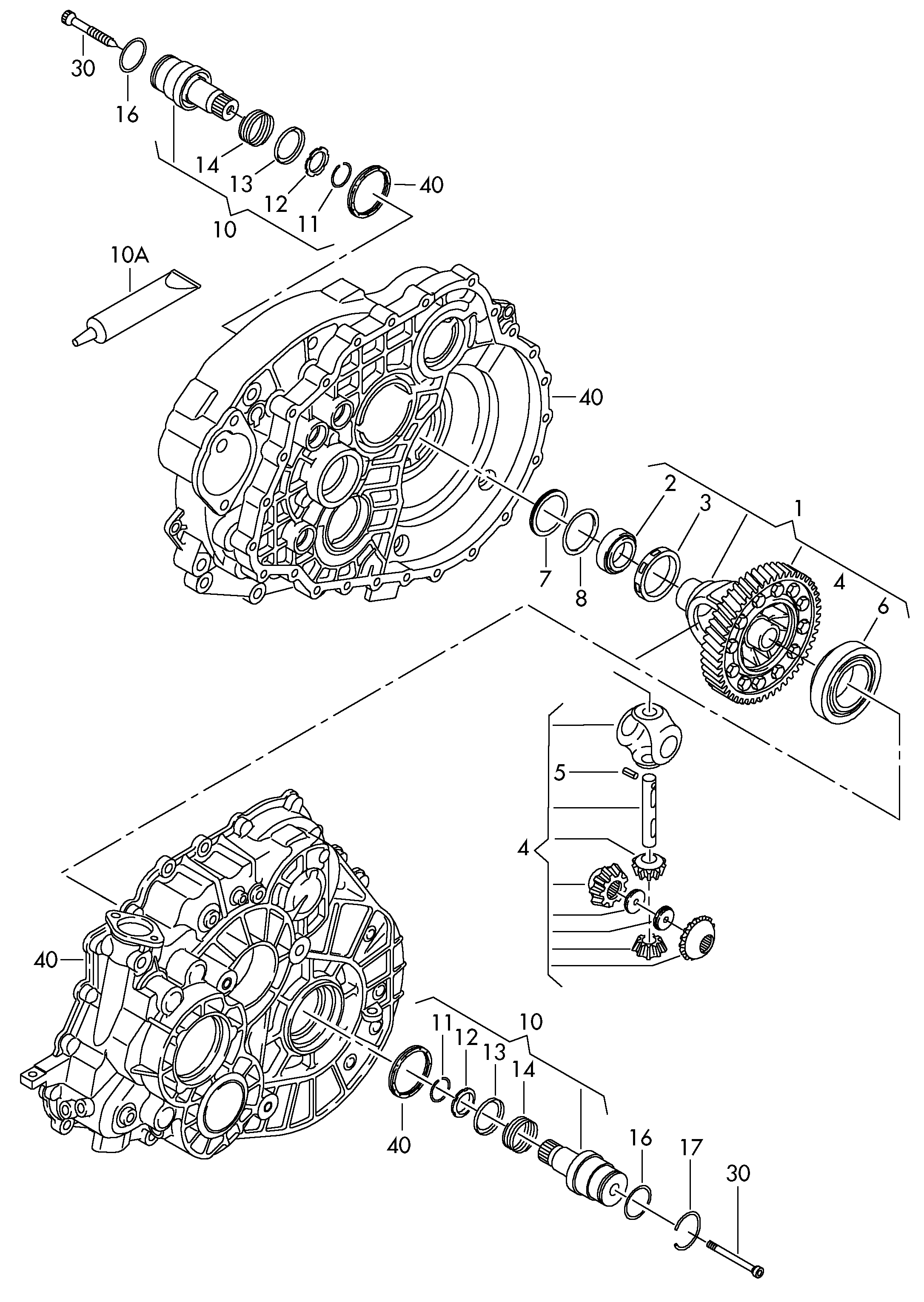 Seat 0A5 409 343 - Piedziņas vārpsta onlydrive.pro