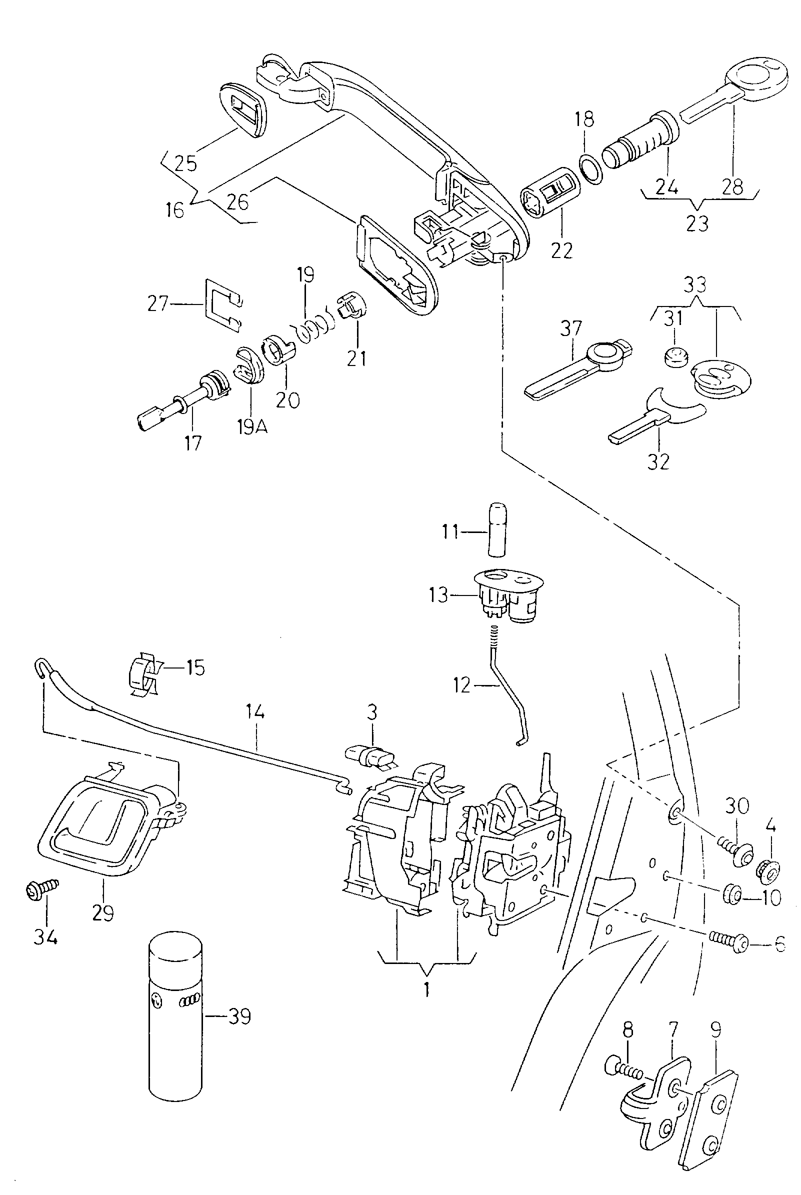 VW 6K4 837 223A - Uksekäepideme kasutus onlydrive.pro