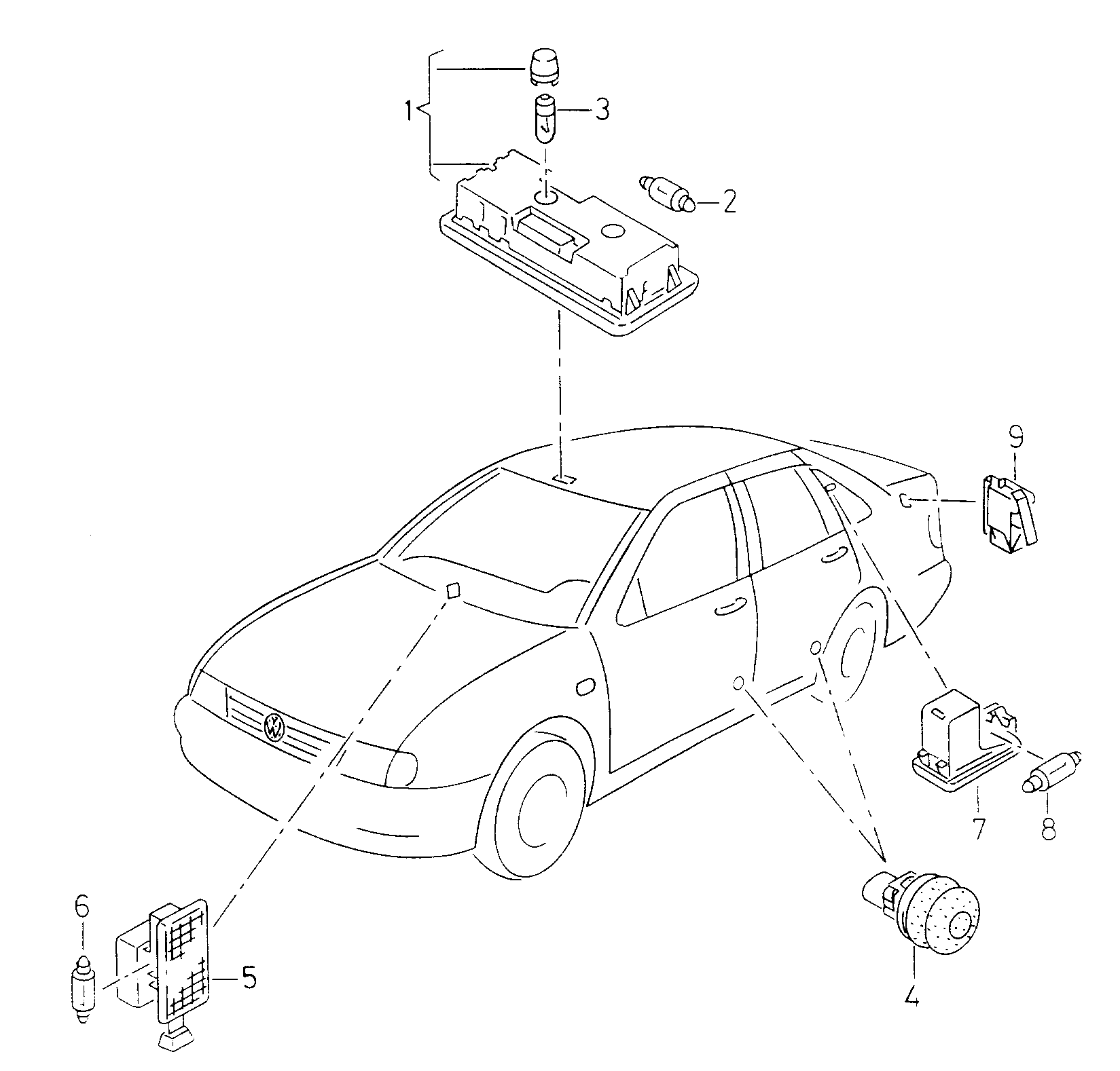 Seat 6K0947563B - Slēdzis, Durvju kontakts onlydrive.pro