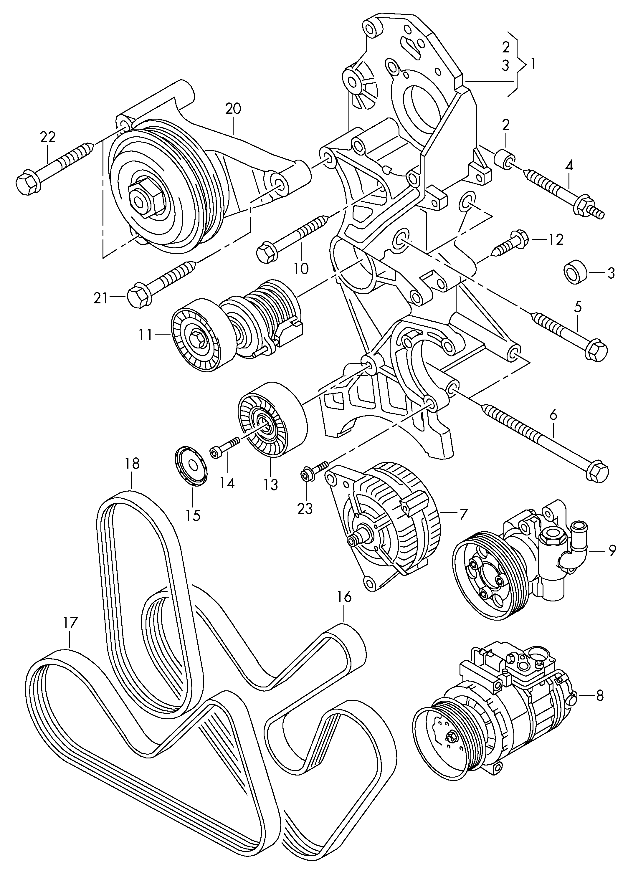 Seat 037 903 137 G - Ķīļrievu siksna onlydrive.pro