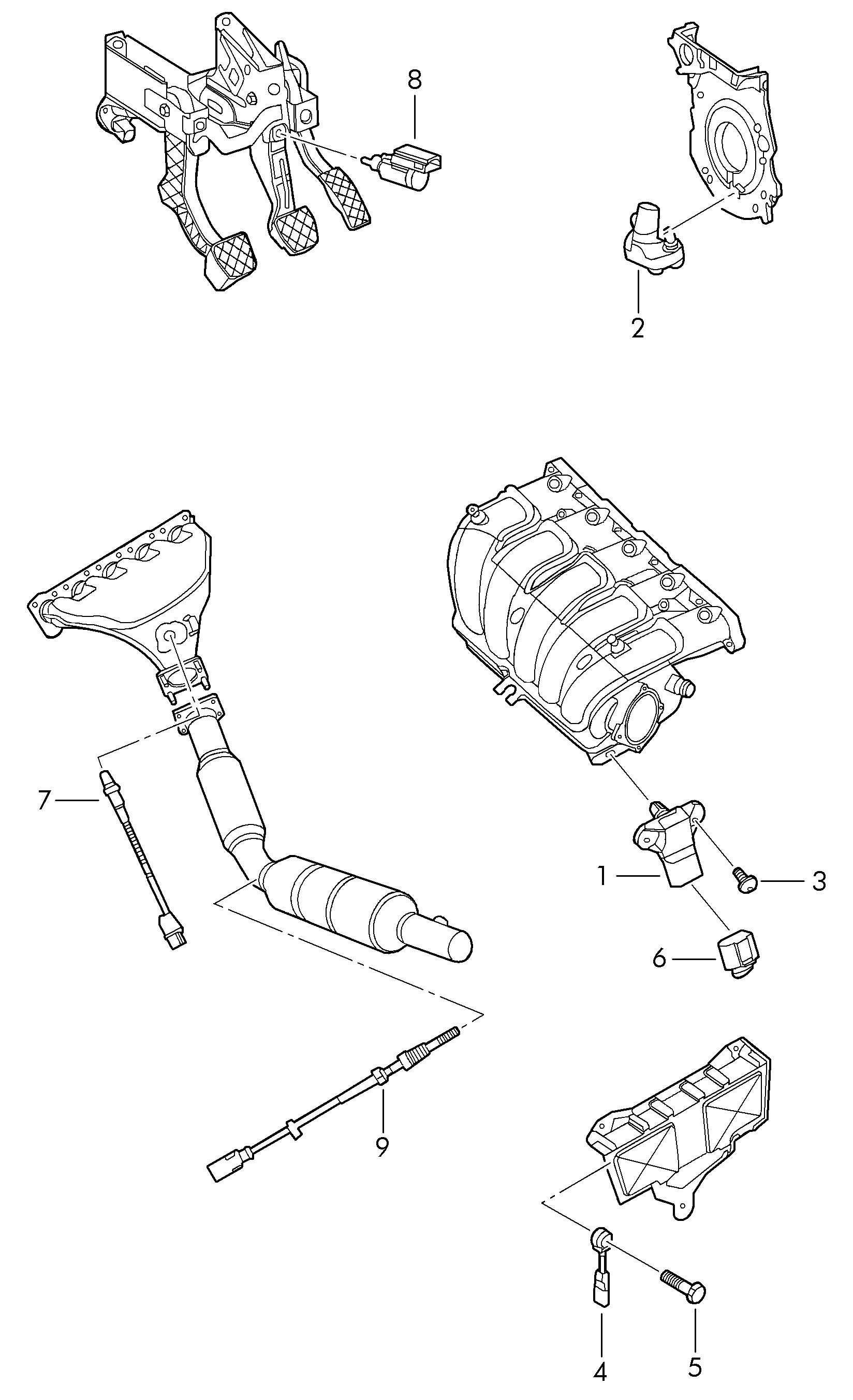 VW 1K0 998 262 N - Oxygen, Lambda Sensor onlydrive.pro