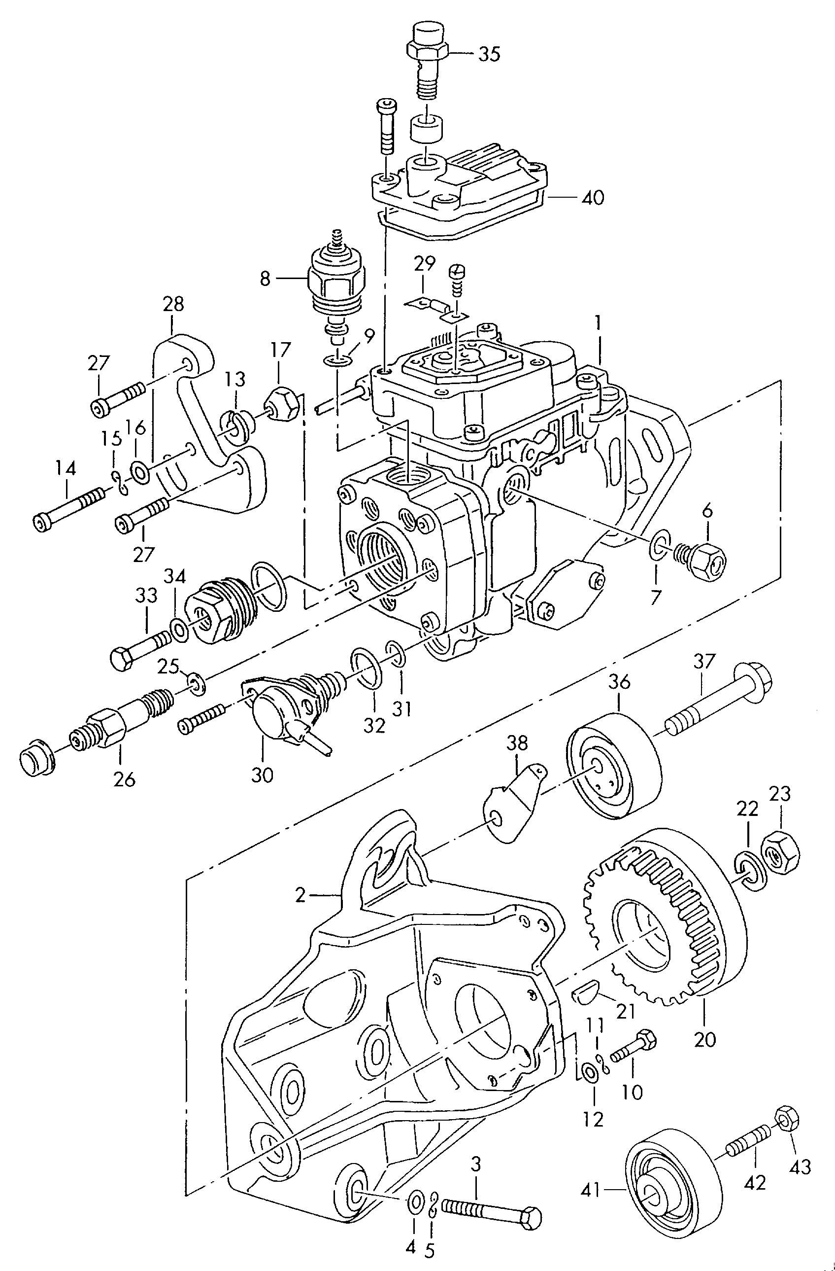 VW 074 130 245 - Spriegotājrullītis, Gāzu sadales mehānisma piedziņas siksna onlydrive.pro