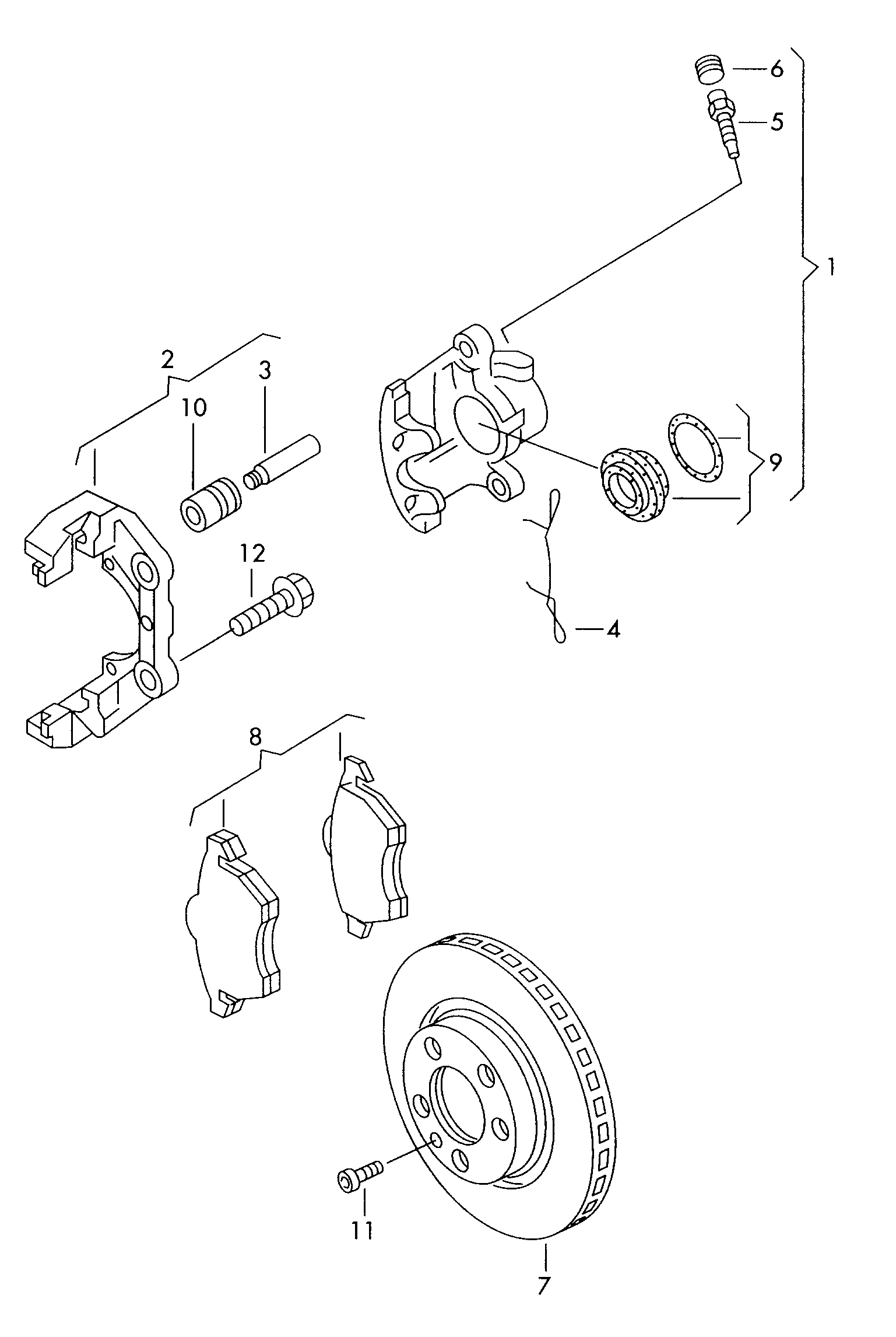 Skoda 7D0698151 - Piduriklotsi komplekt,ketaspidur onlydrive.pro