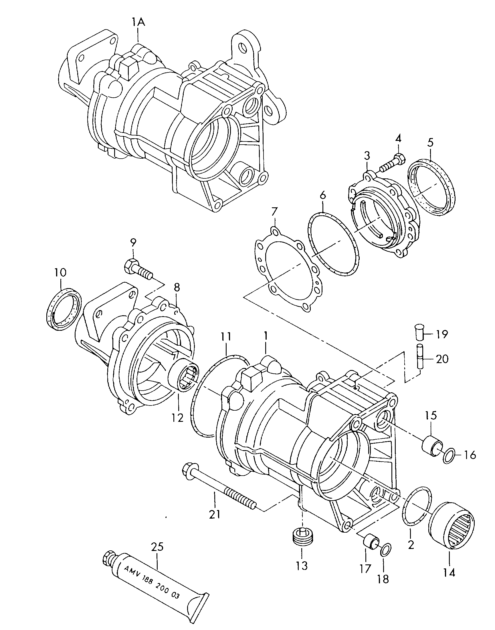 VW 02D 409 399 - Veleno sandariklis, rato stebulė onlydrive.pro